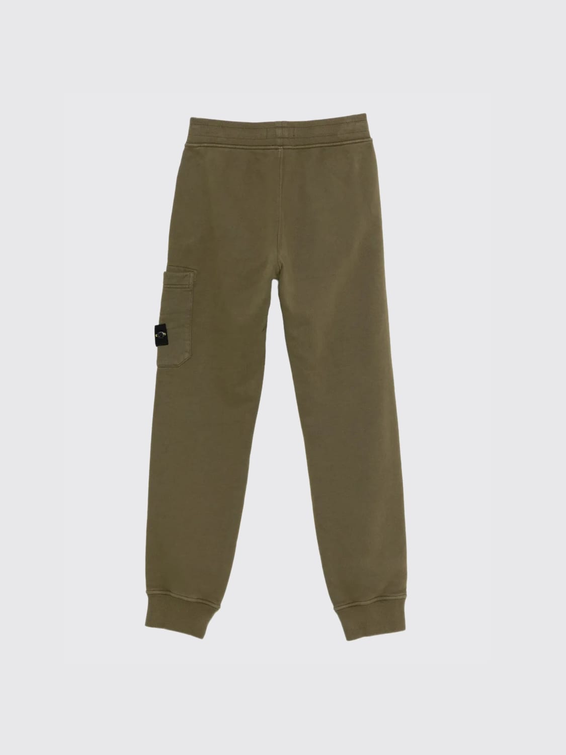 STONE ISLAND JUNIOR 裤子: 裤子 儿童 Stone Island Junior, 绿色 - Img 2