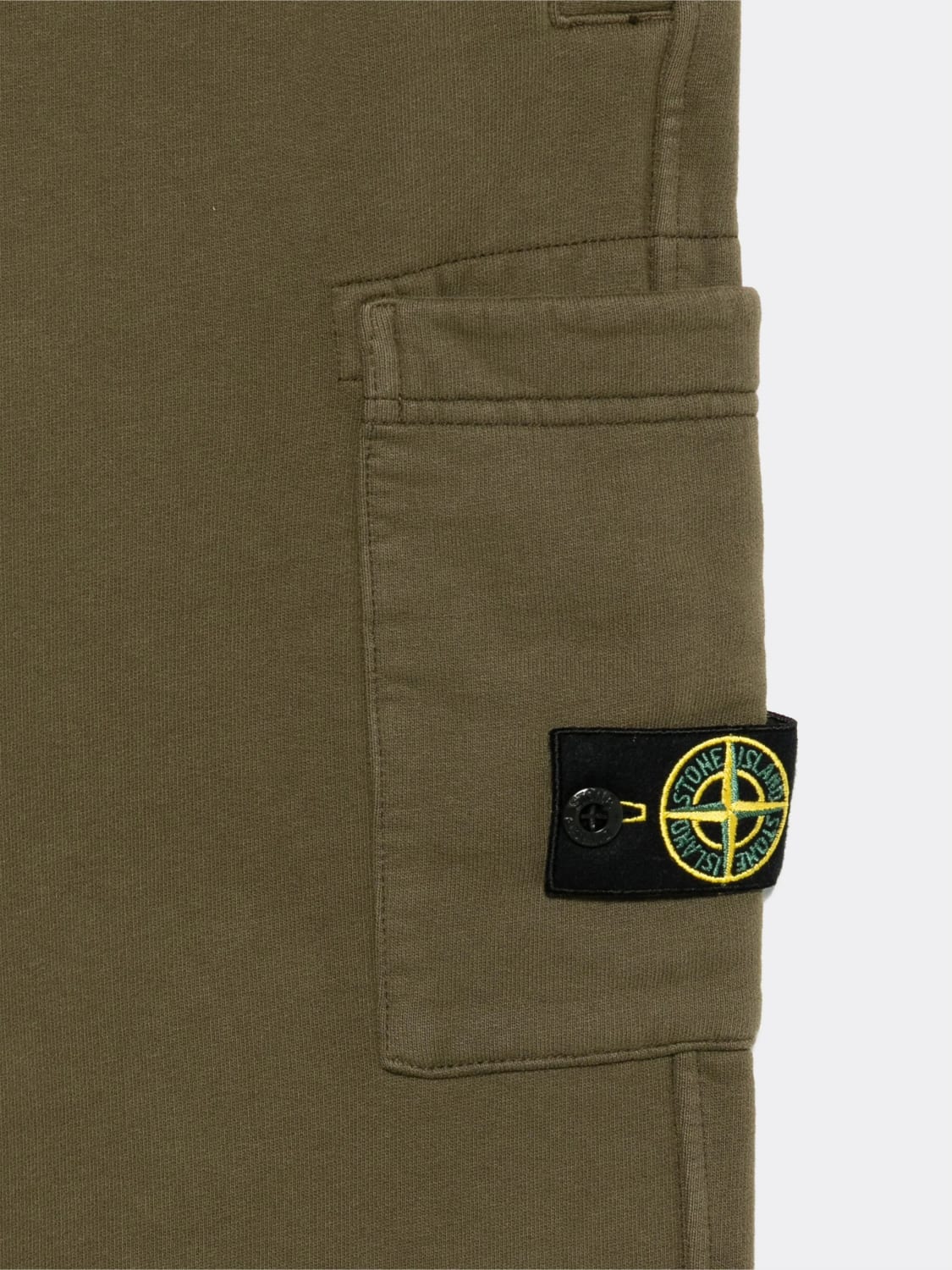 STONE ISLAND JUNIOR 裤子: 裤子 儿童 Stone Island Junior, 绿色 - Img 3