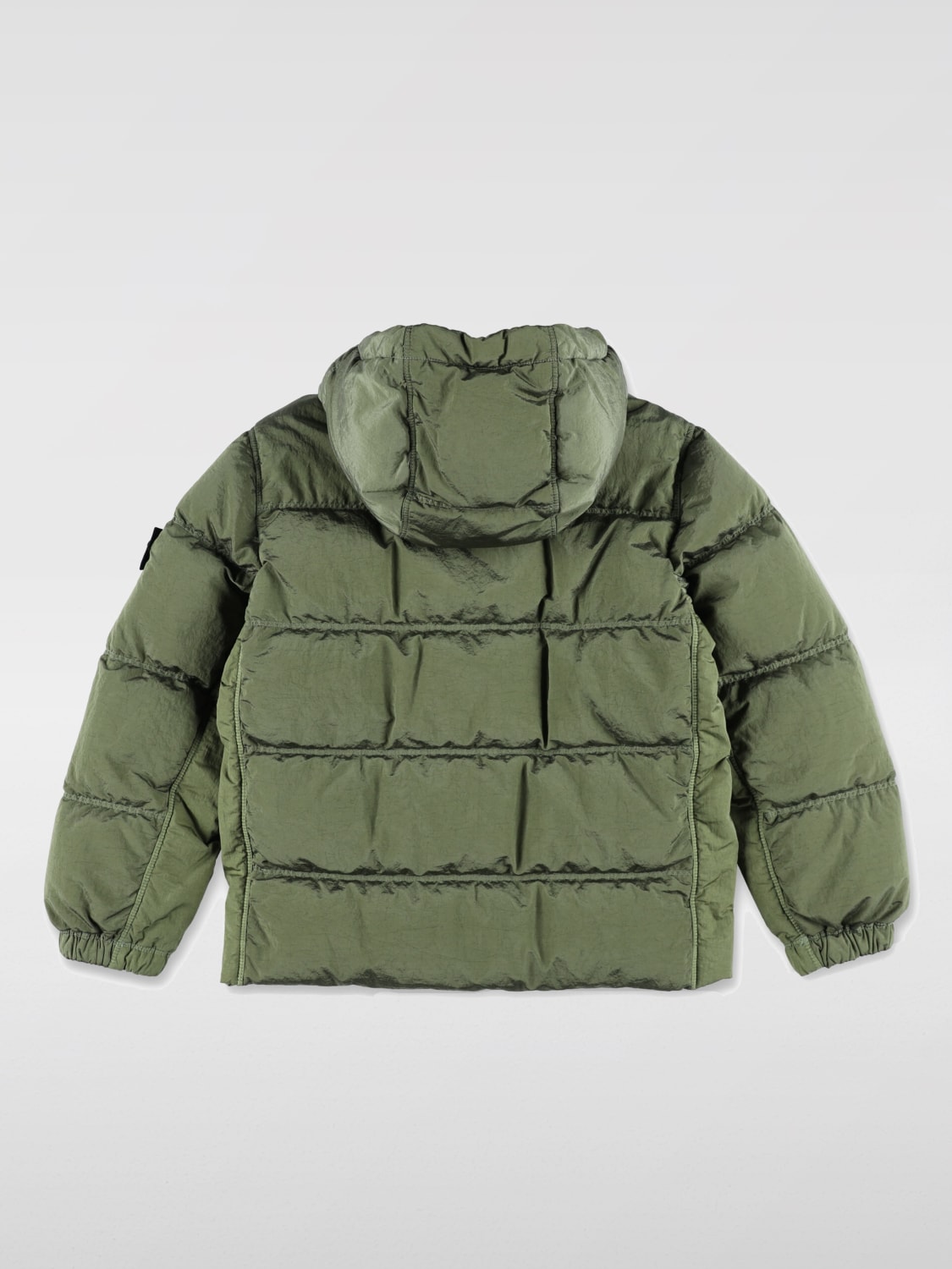STONE ISLAND JUNIOR JACKE: Jacke kinder Stone Island Junior, Sage Grün - Img 2