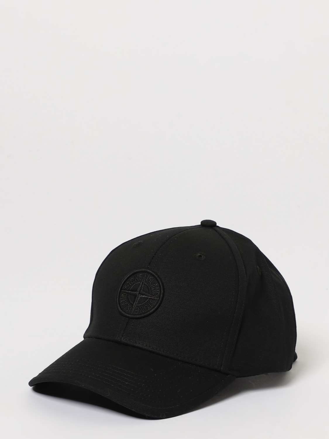 STONE ISLAND JUNIOR HAT: Hat kids Stone Island Junior, Black - Img 1