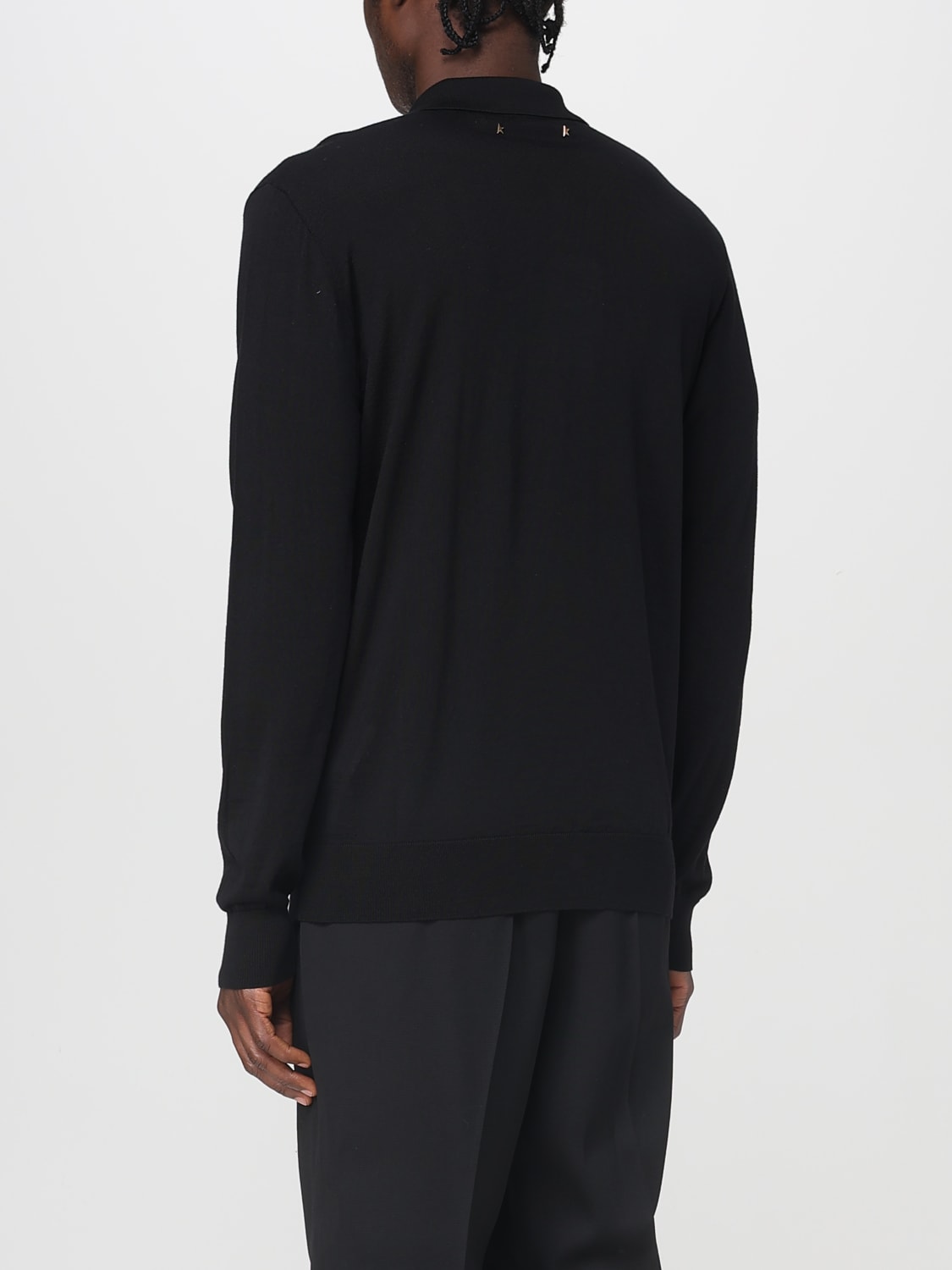GOLDEN GOOSE POLO SHIRT: Sweater men Golden Goose, Black - Img 3