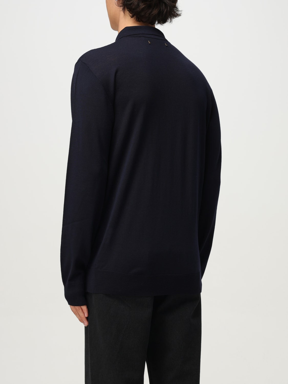 GOLDEN GOOSE POLO SHIRT: Sweater men Golden Goose, Navy - Img 3
