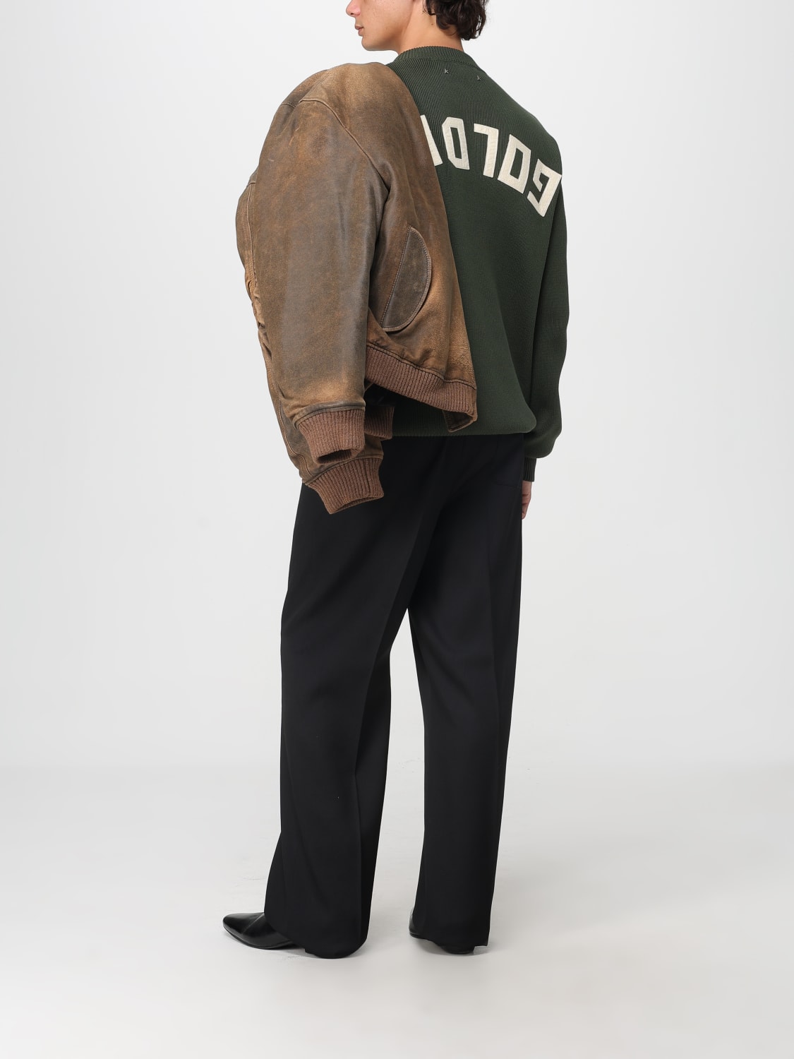 GOLDEN GOOSE PULLOVER: Pullover herren Golden Goose, Military - Img 2