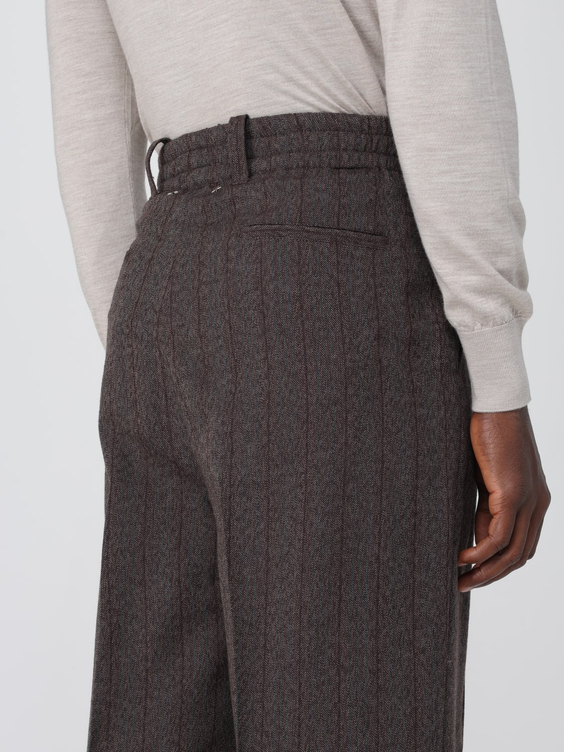 GOLDEN GOOSE 裤子: 裤子 男士 Golden Goose, 棕色 - Img 5