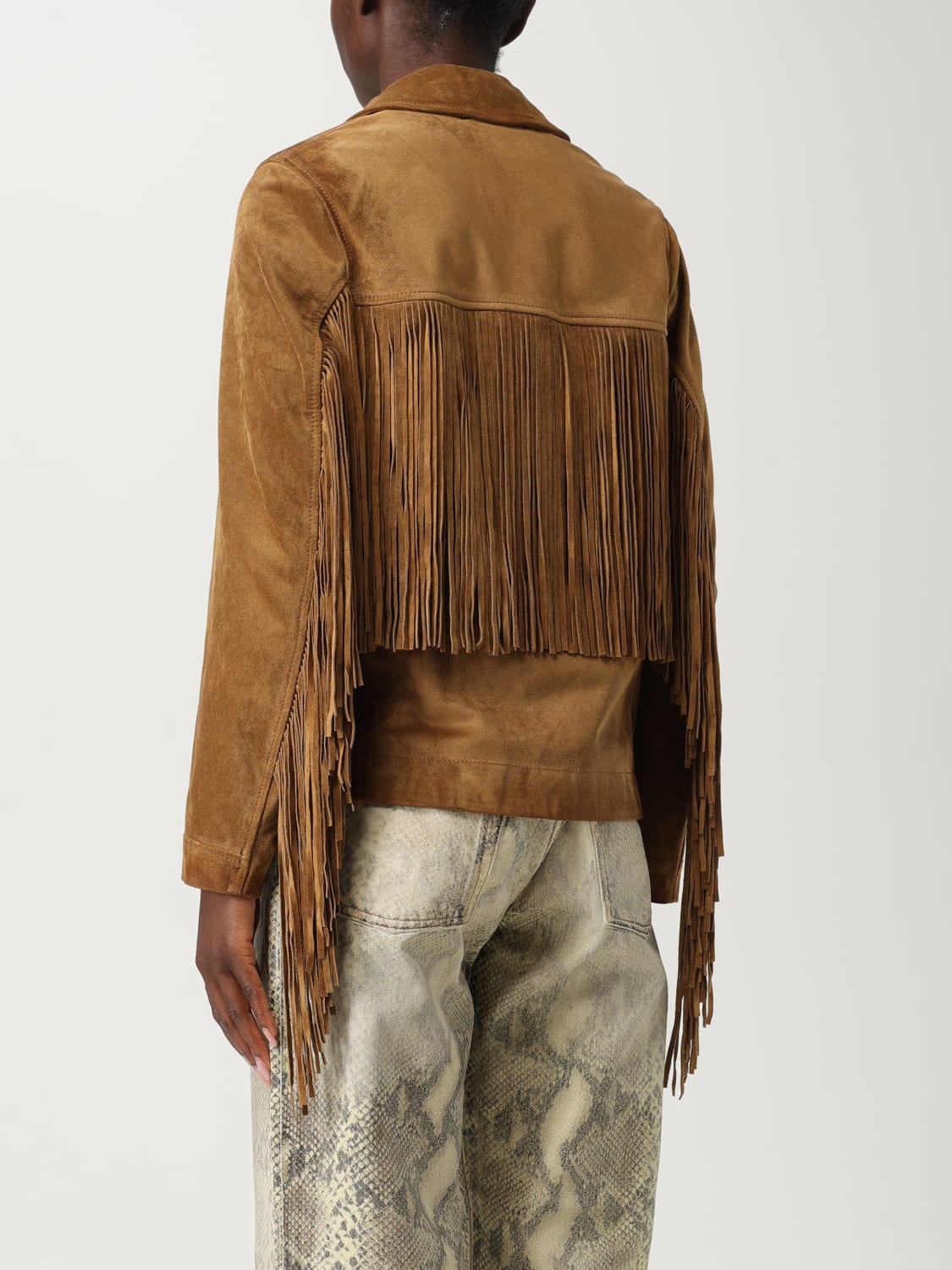 GOLDEN GOOSE JACKET: Jacket woman Golden Goose, Leather - Img 2