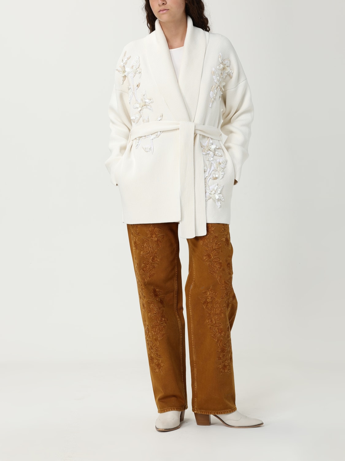 GOLDEN GOOSE VAQUEROS: Vaquero mujer Golden Goose, Bronce - Img 2