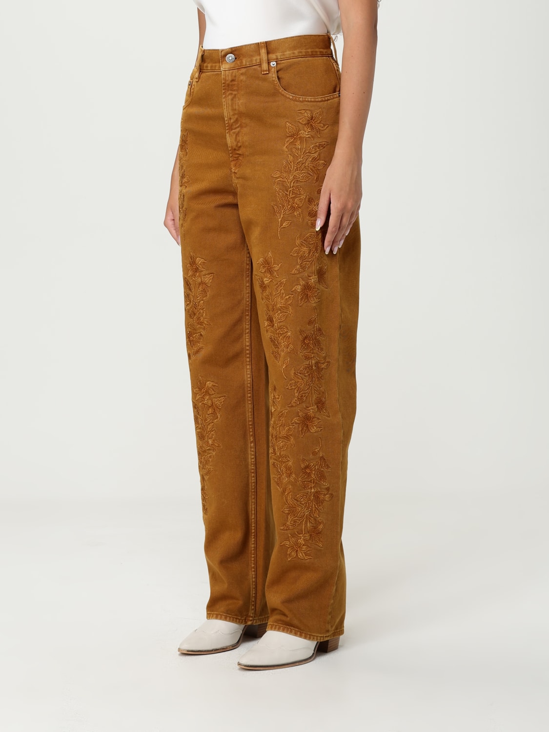 GOLDEN GOOSE VAQUEROS: Vaquero mujer Golden Goose, Bronce - Img 4