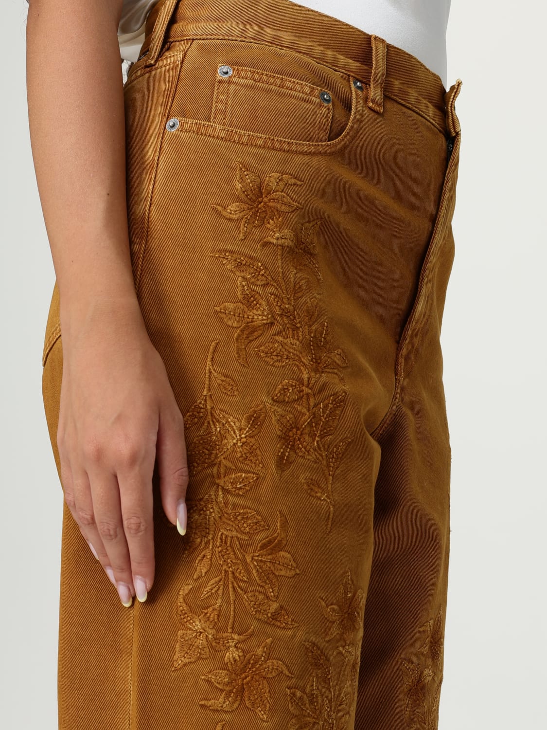 GOLDEN GOOSE VAQUEROS: Vaquero mujer Golden Goose, Bronce - Img 5