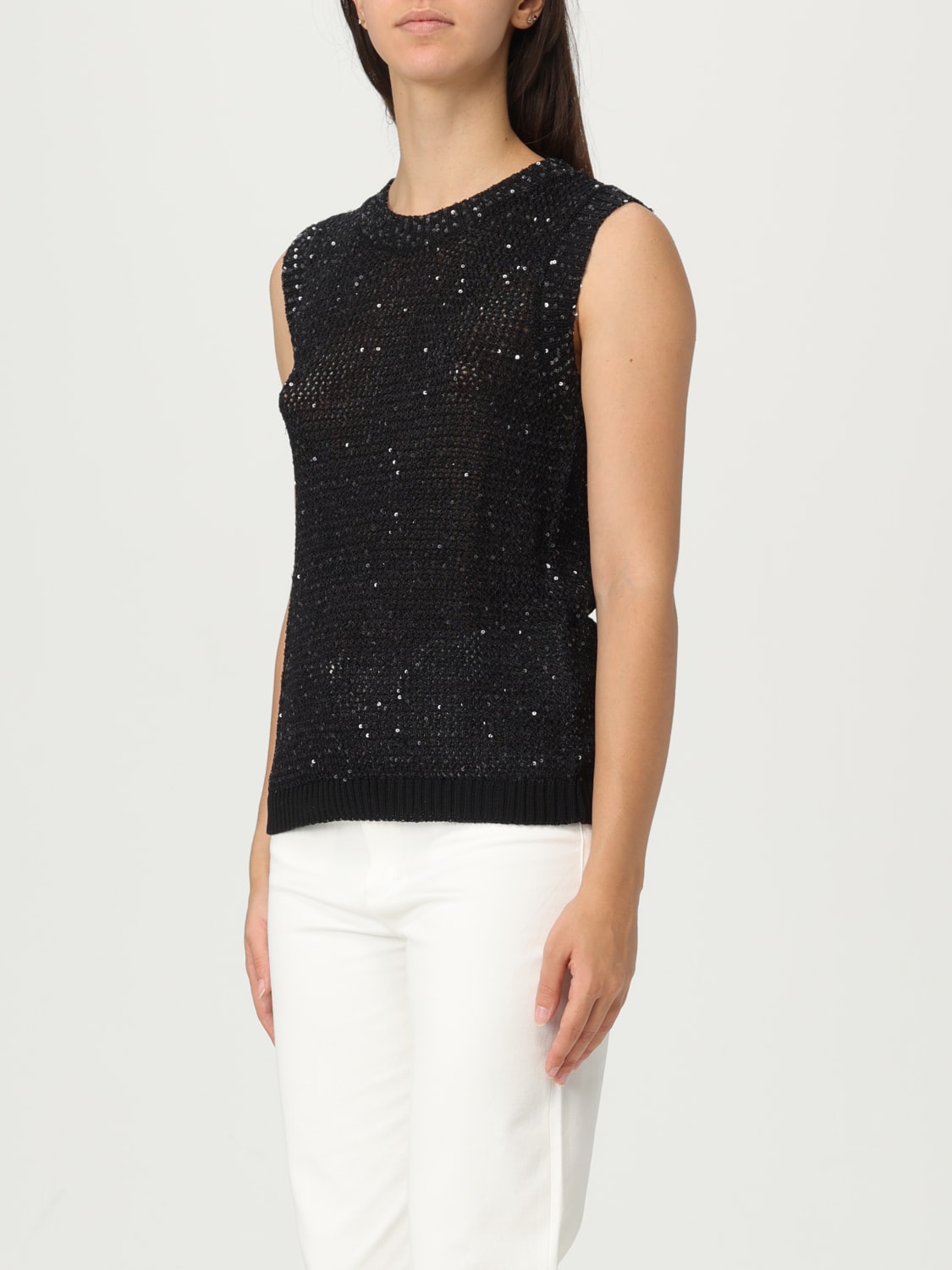 GOLDEN GOOSE WESTE: Pullover damen Golden Goose, Schwarz - Img 3