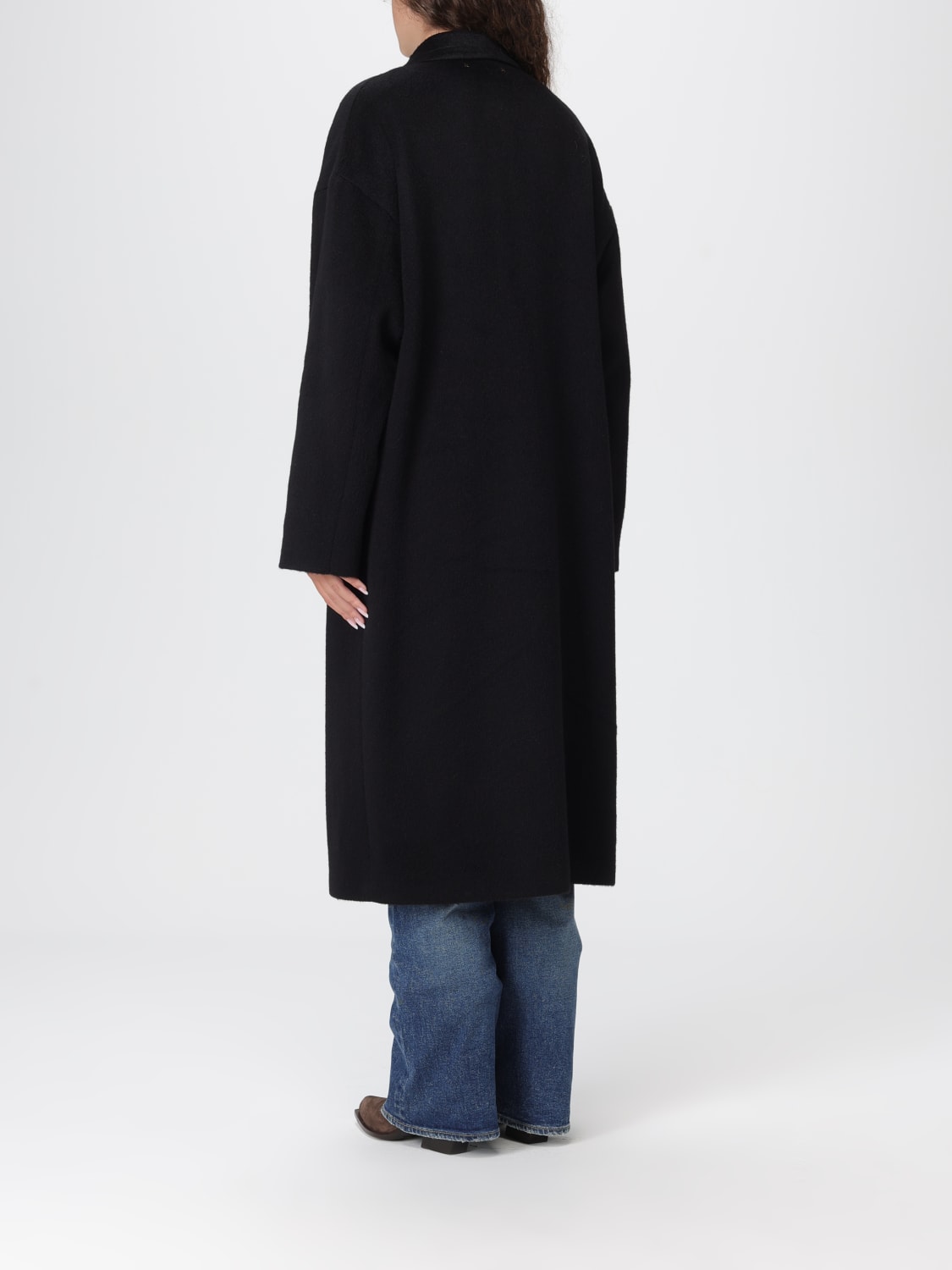 GOLDEN GOOSE COAT: Coat woman Golden Goose, Black - Img 3
