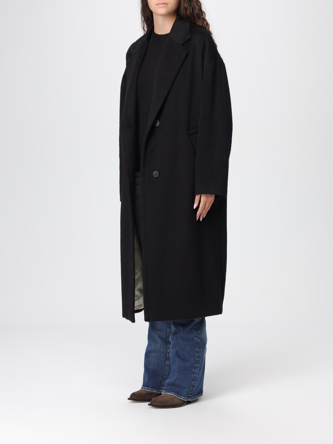 GOLDEN GOOSE COAT: Coat woman Golden Goose, Black - Img 4