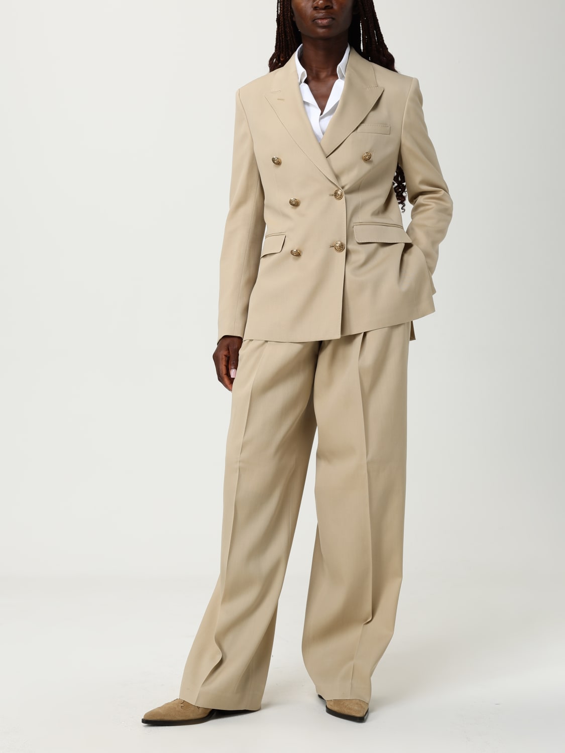 GOLDEN GOOSE JACKET: Blazer woman Golden Goose, Sand - Img 2