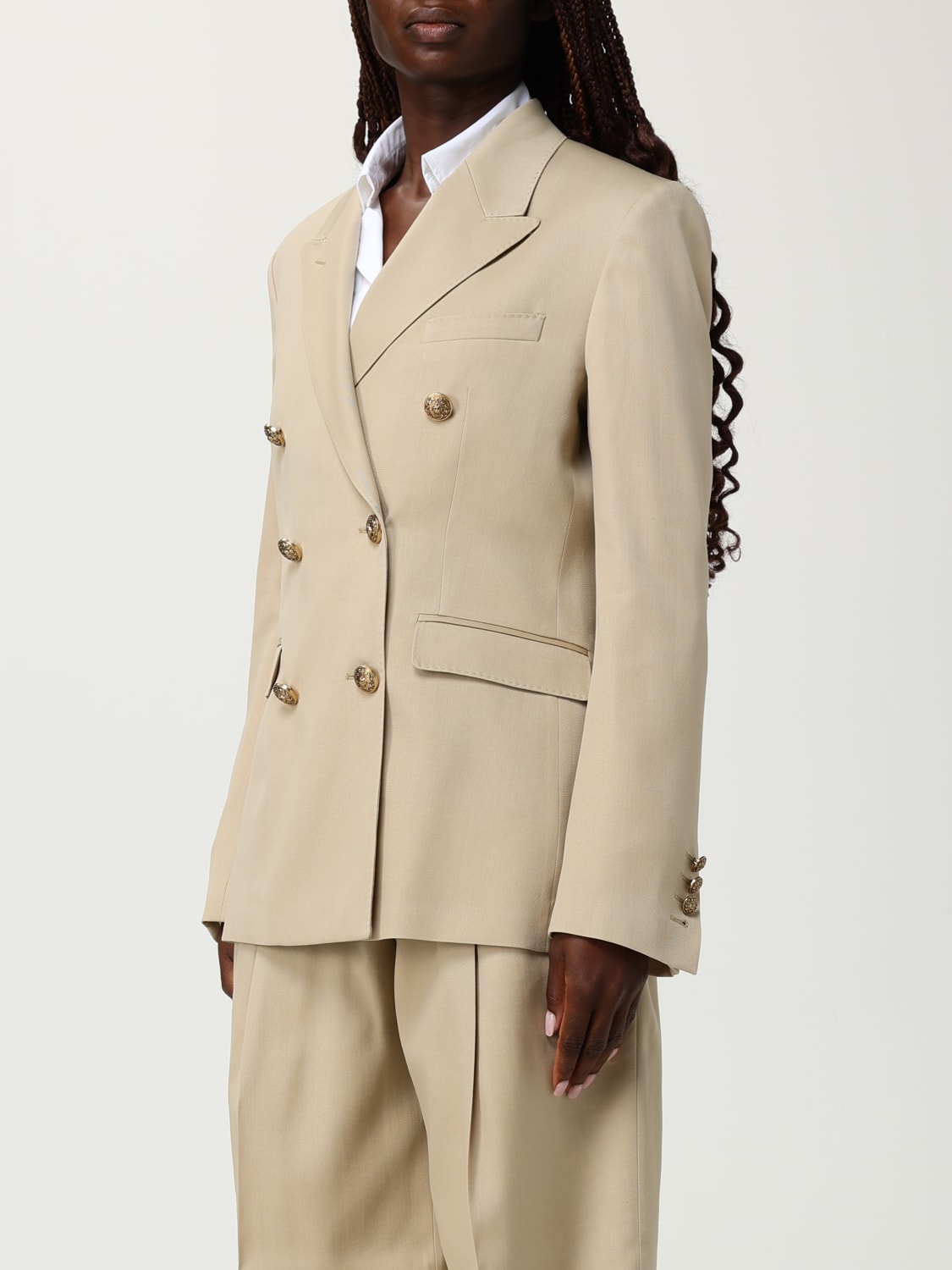 GOLDEN GOOSE JACKET: Blazer woman Golden Goose, Sand - Img 4