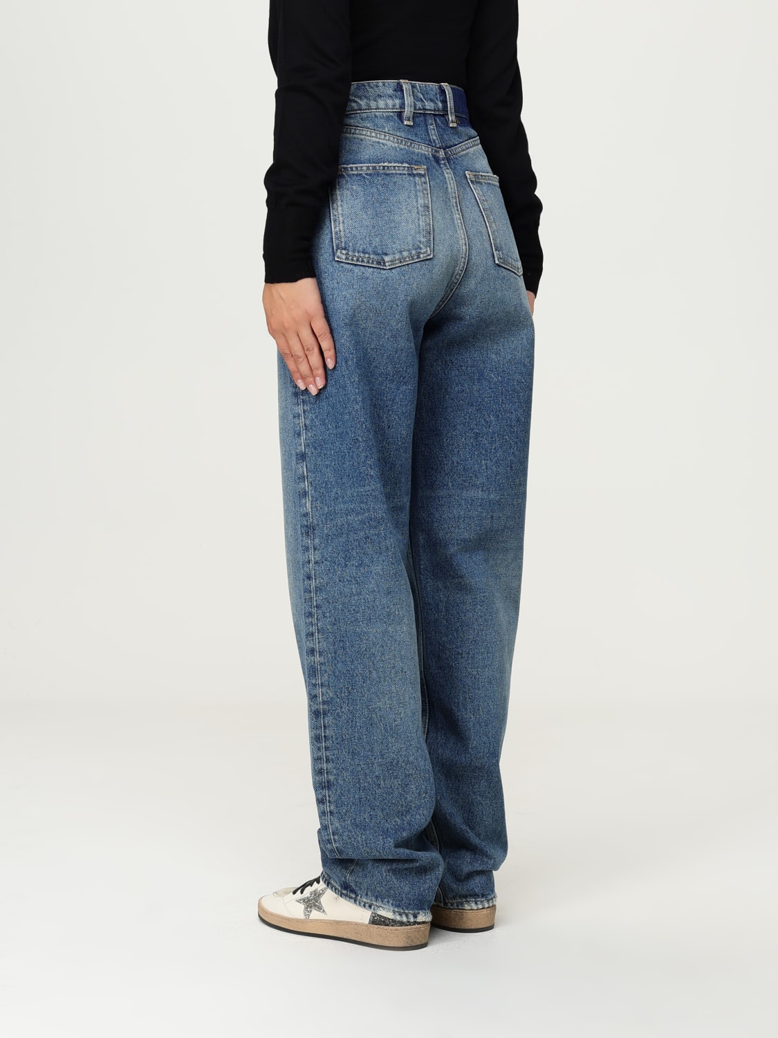 GOLDEN GOOSE VAQUEROS: Vaquero mujer Golden Goose, Denim - Img 3