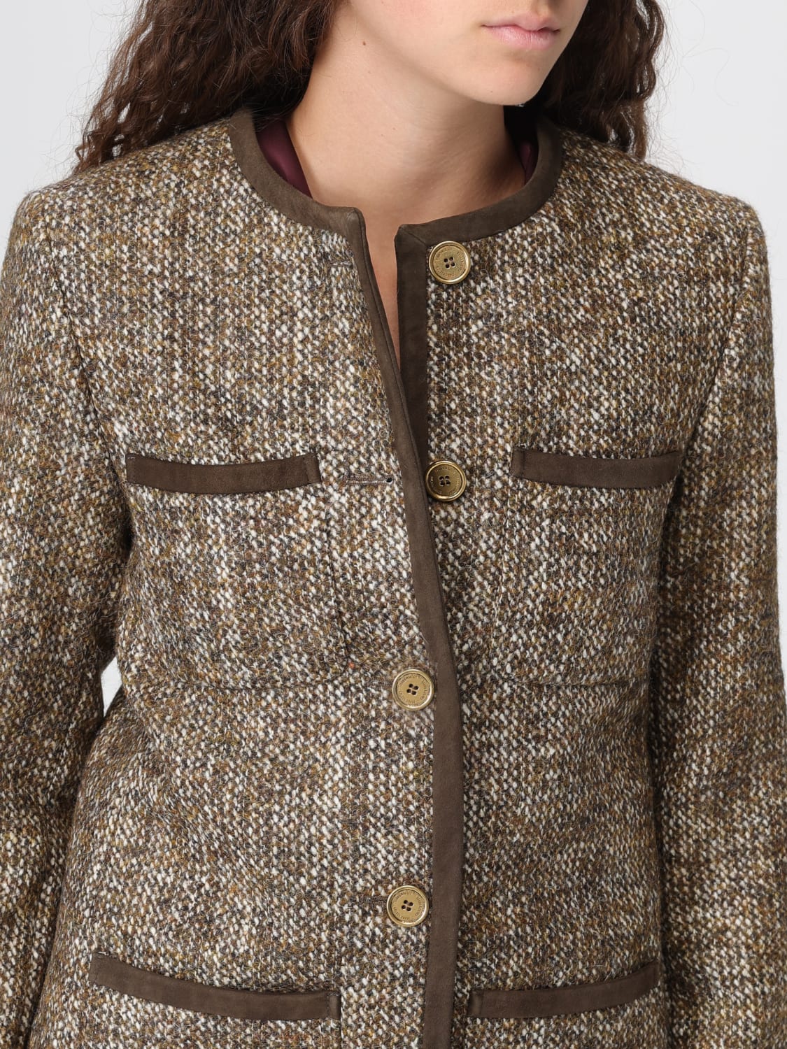 GOLDEN GOOSE JACKET: Blazer woman Golden Goose, Dark - Img 5