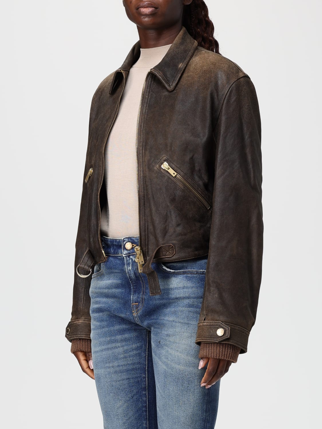 GOLDEN GOOSE JACKET: Jacket woman Golden Goose, Dark - Img 4