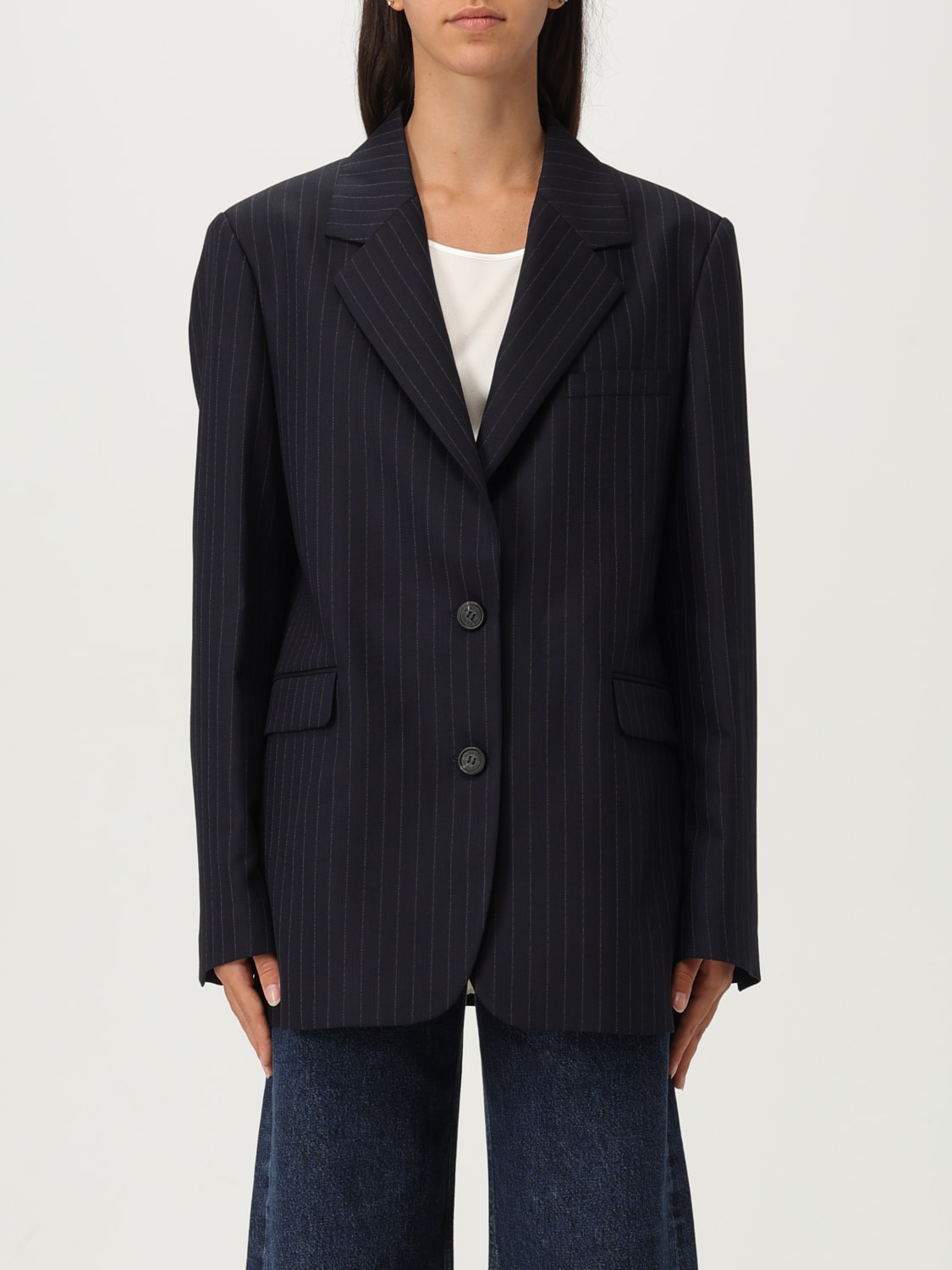 GOLDEN GOOSE JACKET: Blazer woman Golden Goose, Navy - Img 1