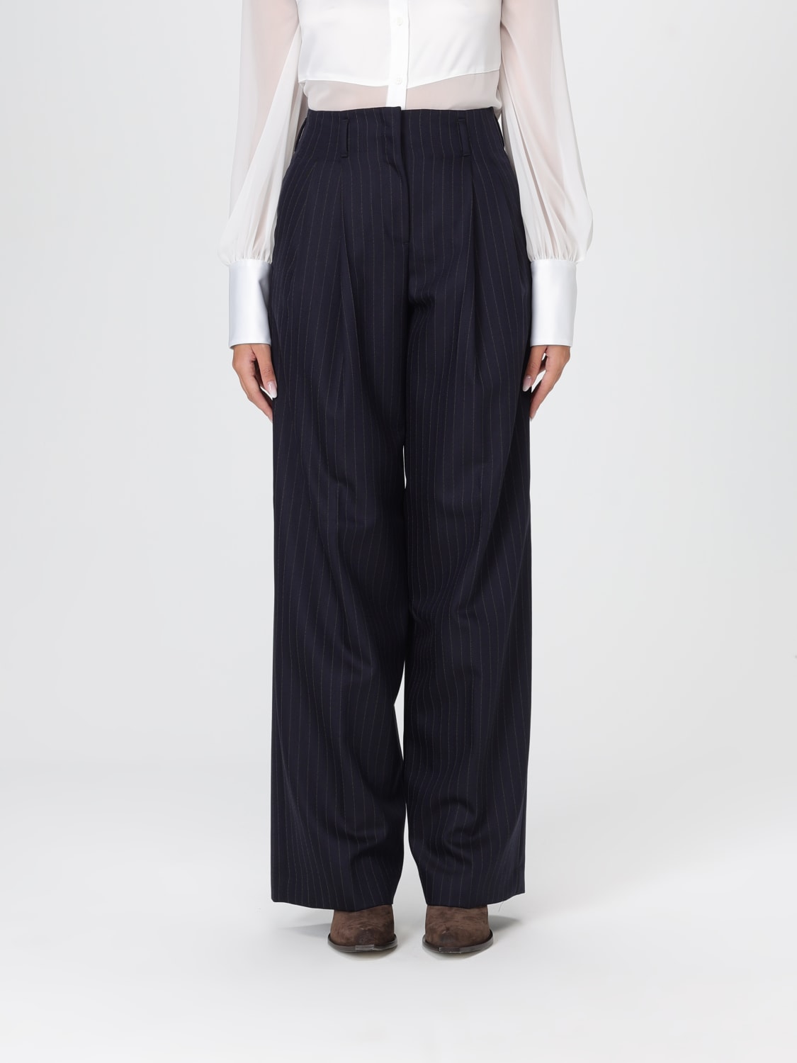 GOLDEN GOOSE PANTS: Pants woman Golden Goose, Navy - Img 1