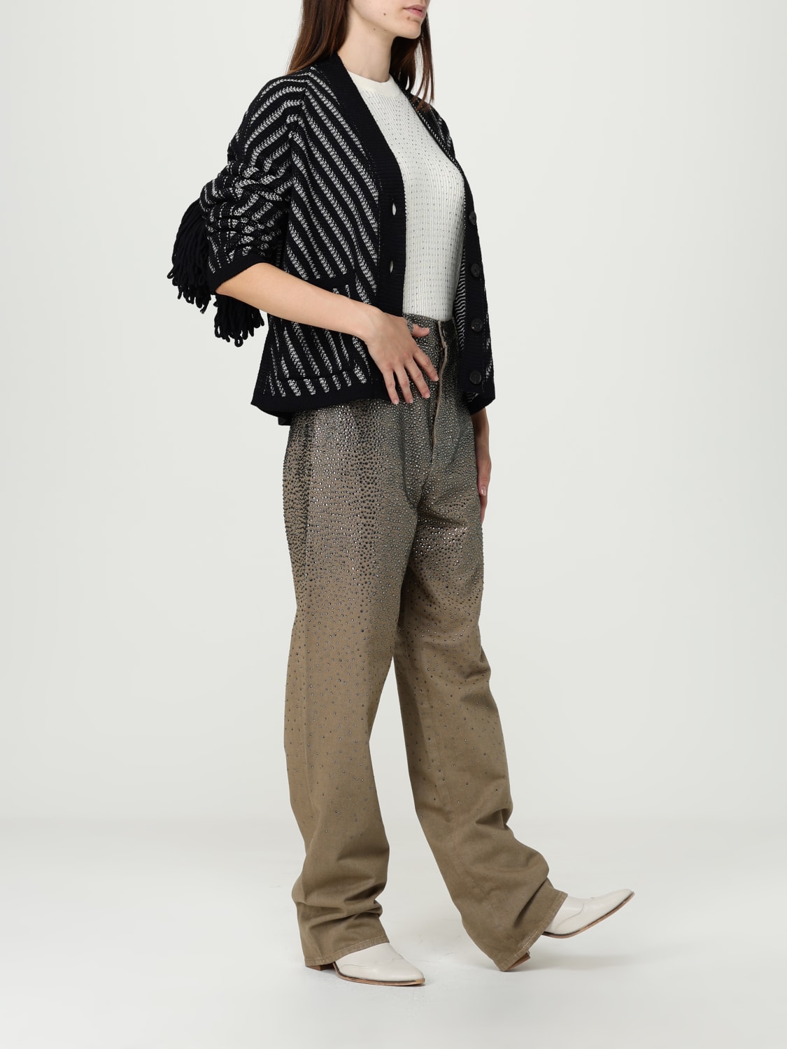 GOLDEN GOOSE SWEATER: Blazer woman Golden Goose, Black - Img 2