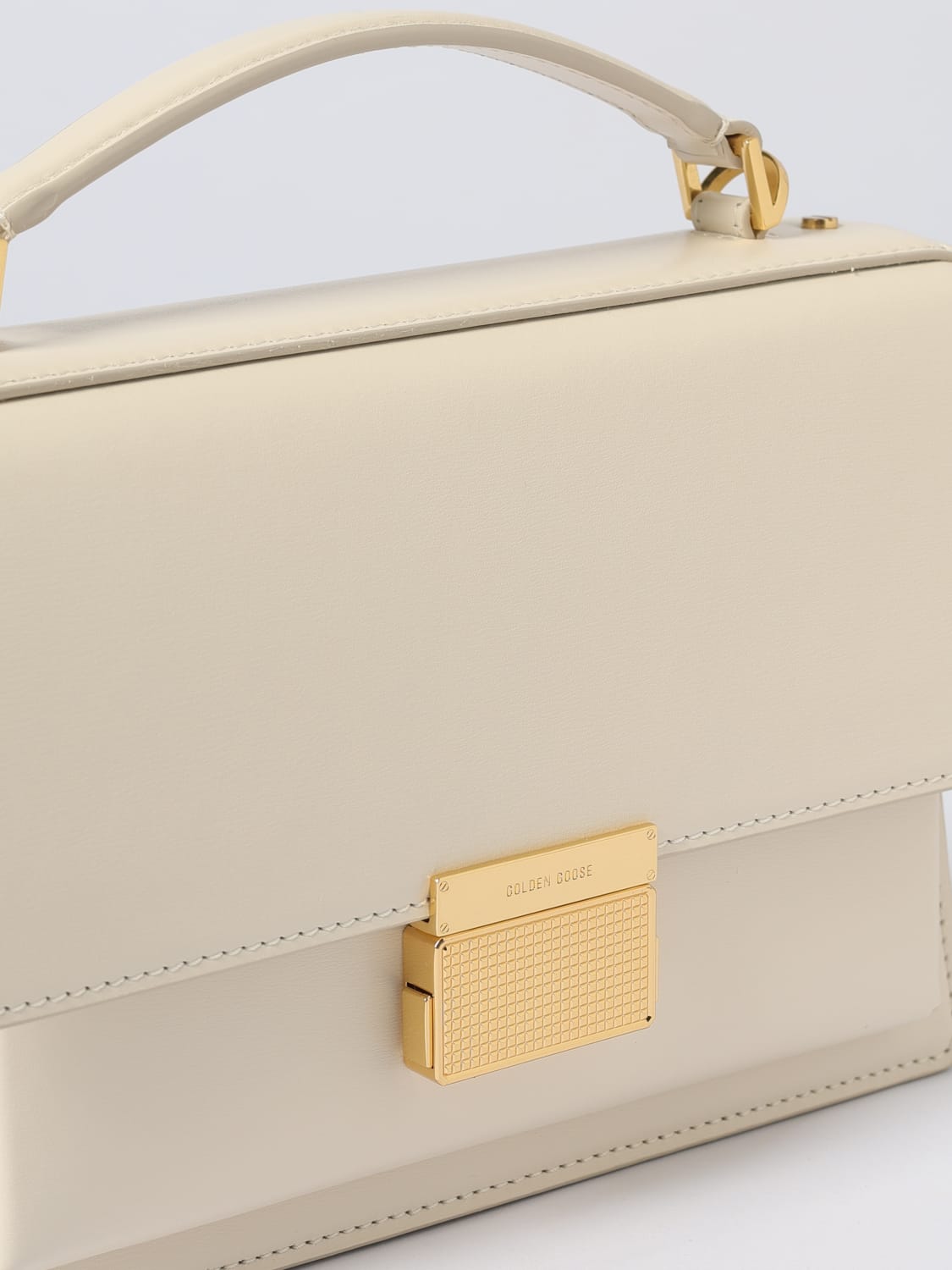 GOLDEN GOOSE MINI BAG: Shoulder bag woman Golden Goose, Butter - Img 3