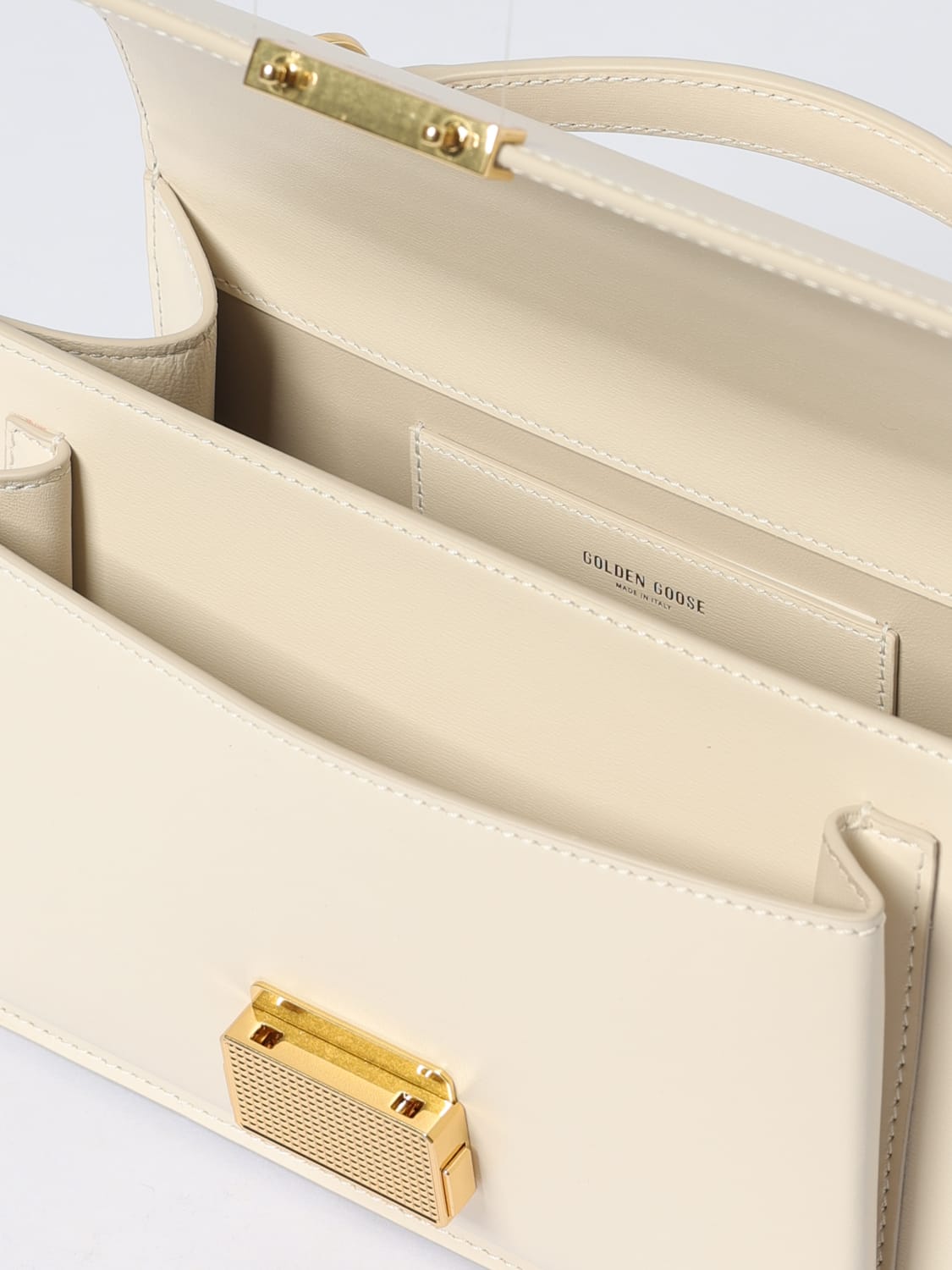 GOLDEN GOOSE MINI BAG: Shoulder bag woman Golden Goose, Butter - Img 4