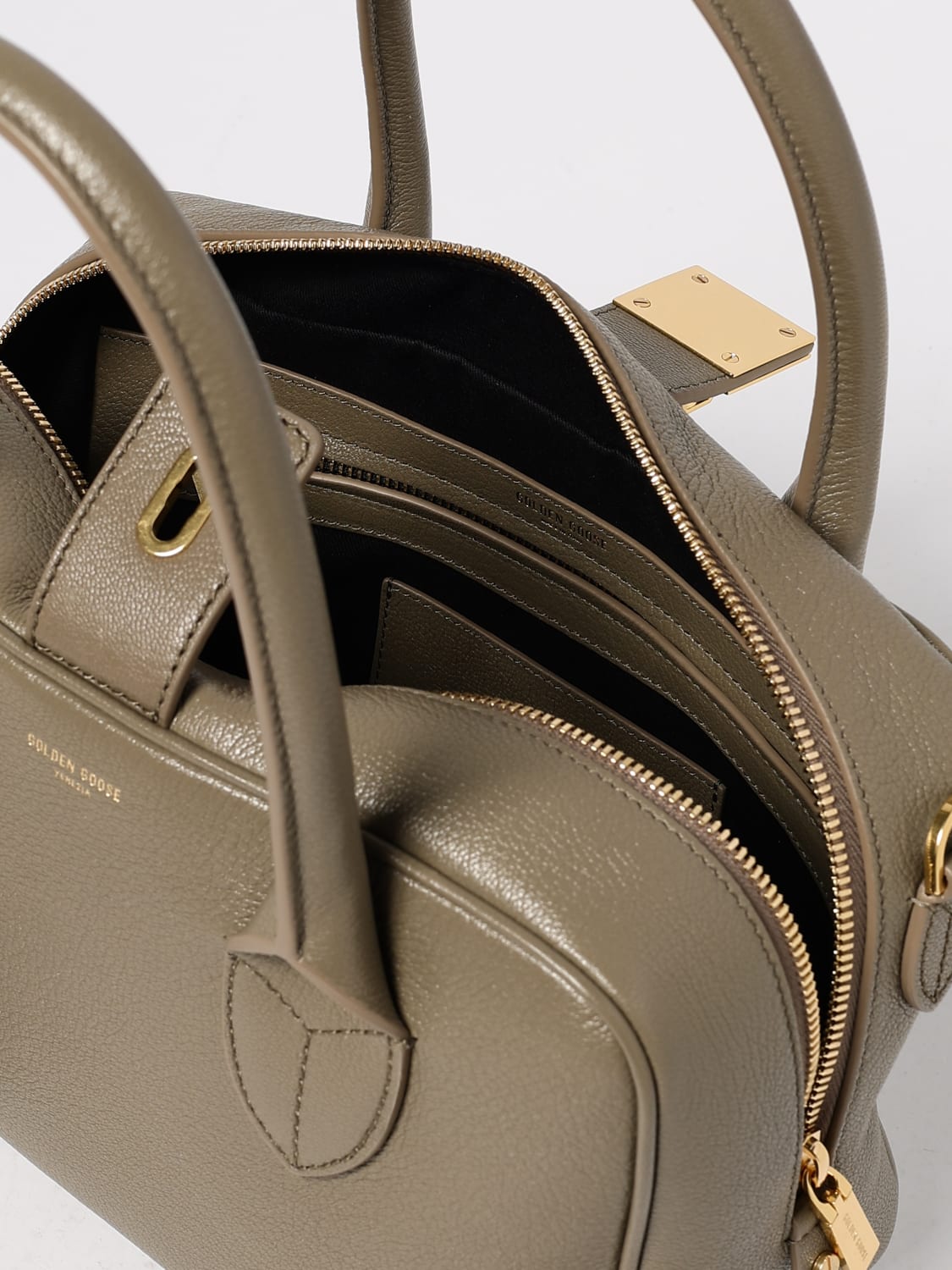 GOLDEN GOOSE HANDBAG: Shoulder bag woman Golden Goose, Sage - Img 5