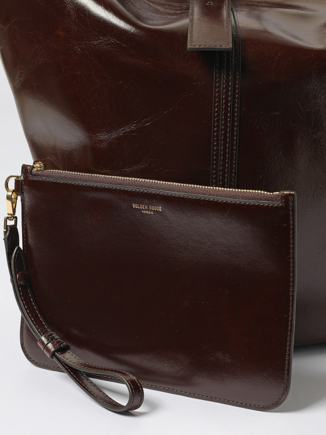 GOLDEN GOOSE TOTE BAG: Shoulder bag woman Golden Goose, Dark - Img 4