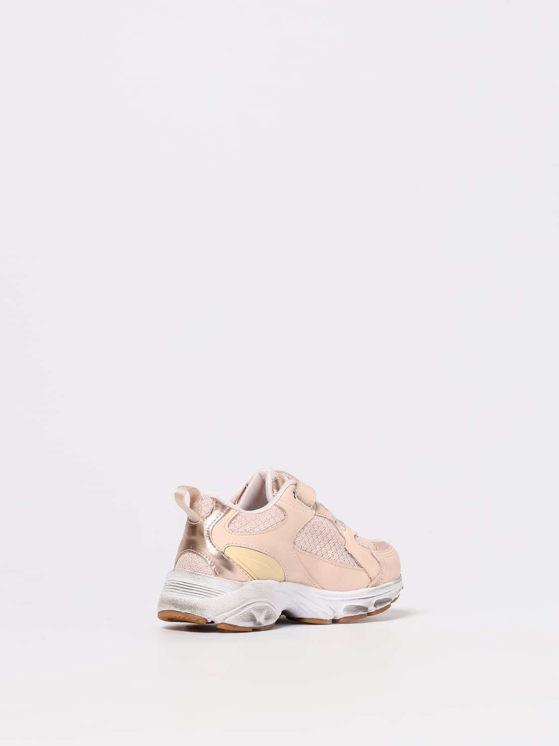 GOLDEN GOOSE SNEAKERS: Sneakers Lightstar Golden Goose in pelle e nylon , Rosa - Img 3