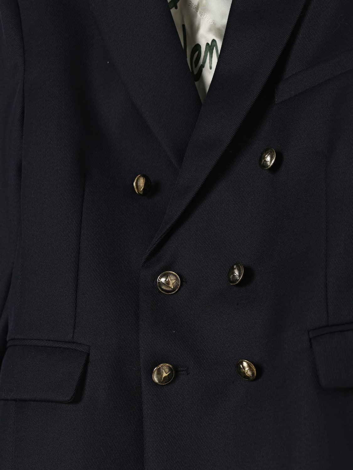 GOLDEN GOOSE 재킷: 블레이저 남아 Golden Goose, 네이비 - Img 3