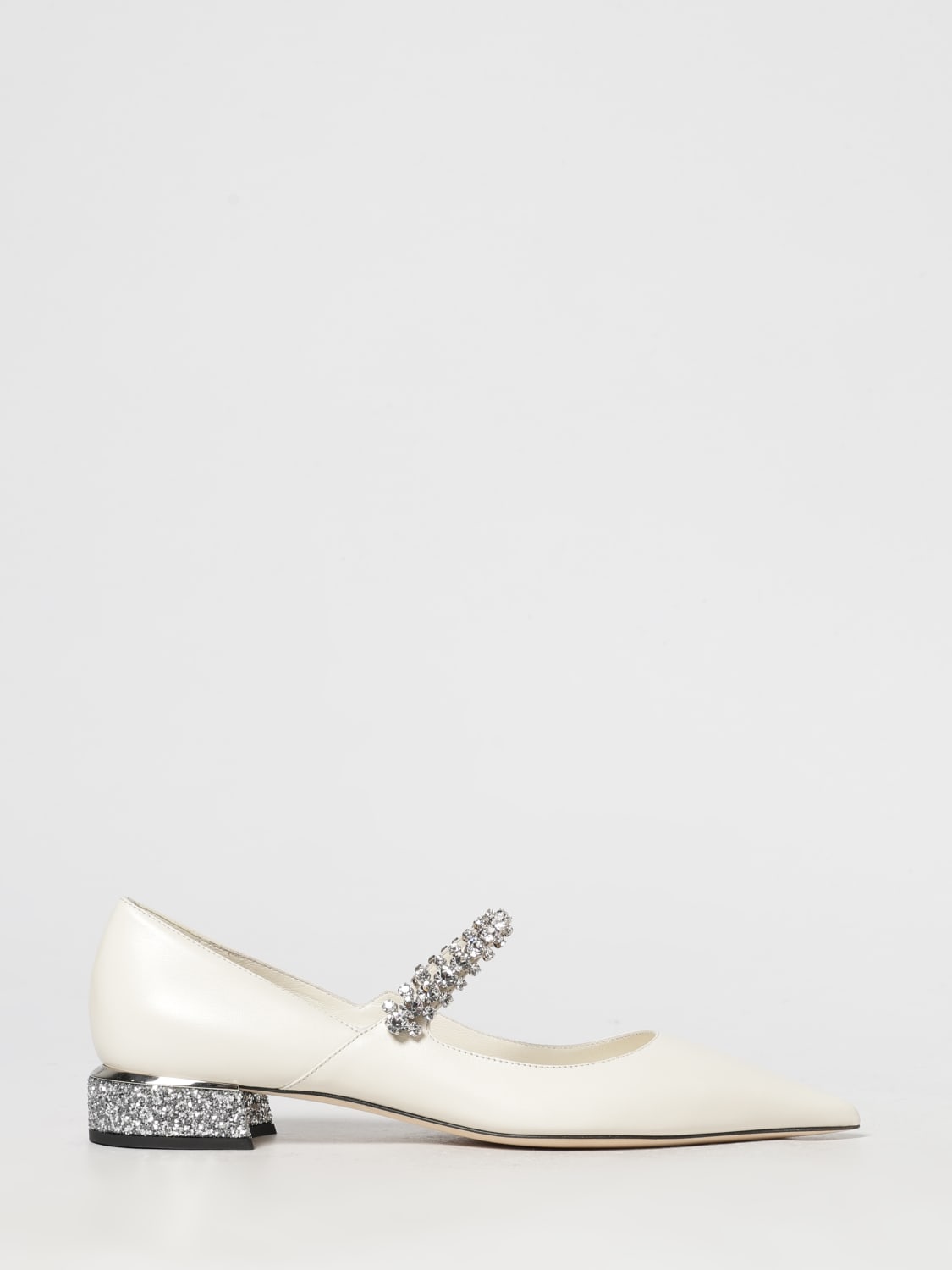 JIMMY CHOO BALLERINE: Chaussures femme Jimmy Choo, Lait - Img 1
