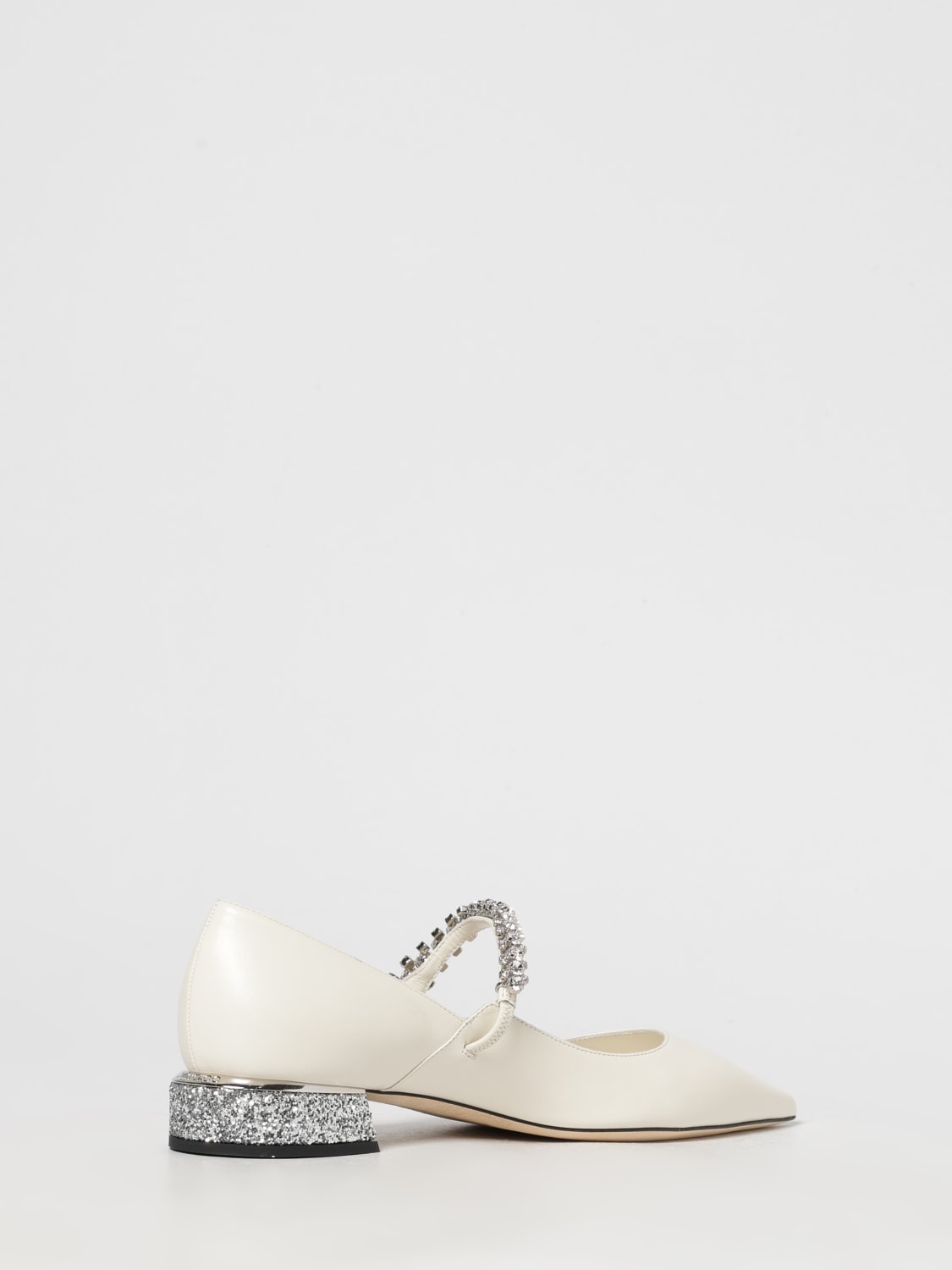 JIMMY CHOO BALLERINE: Chaussures femme Jimmy Choo, Lait - Img 3