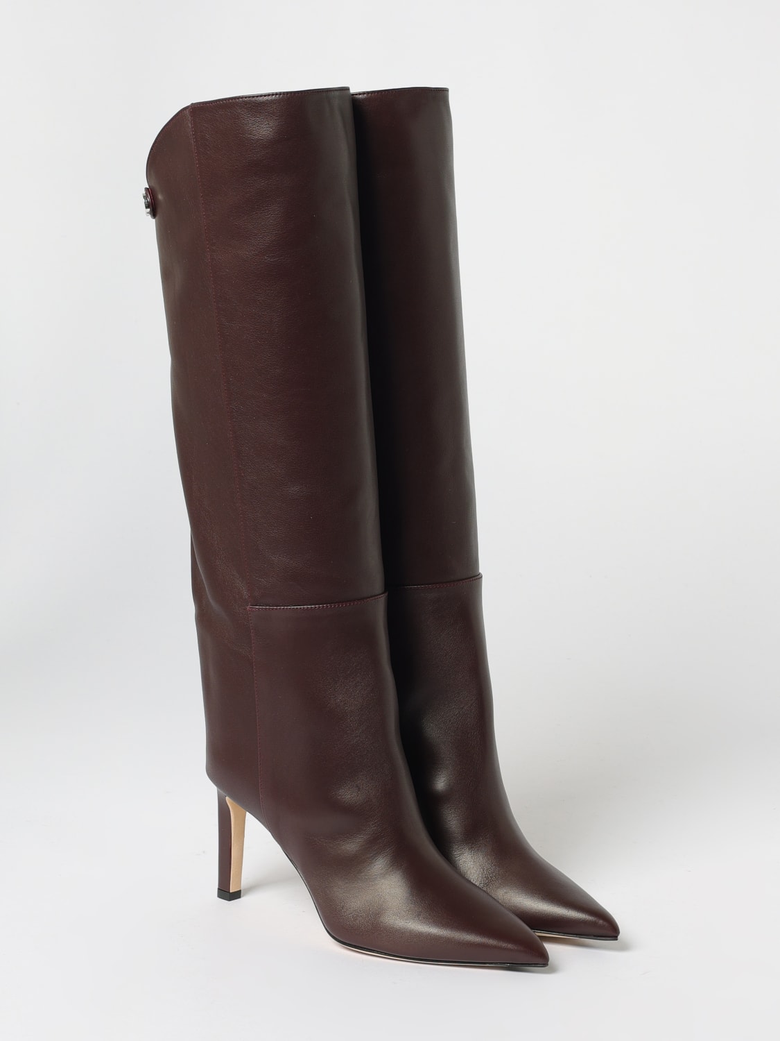 JIMMY CHOO BOOTS: Shoes woman Jimmy Choo, Burgundy - Img 2