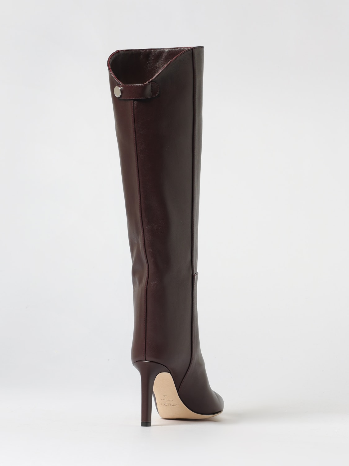 JIMMY CHOO BOOTS: Shoes woman Jimmy Choo, Burgundy - Img 3