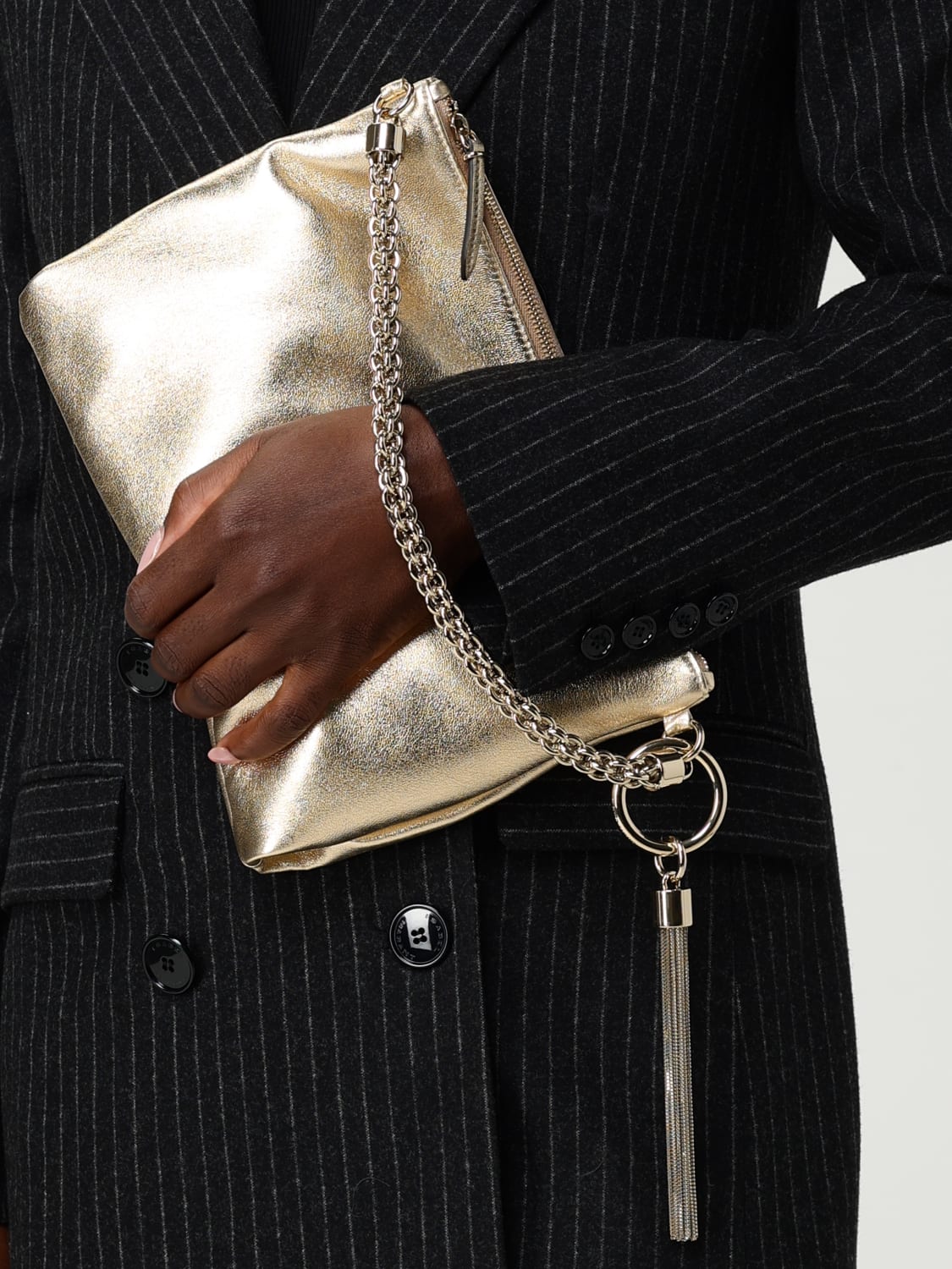 JIMMY CHOO HANDBAG: Shoulder bag woman Jimmy Choo, Brown - Img 2