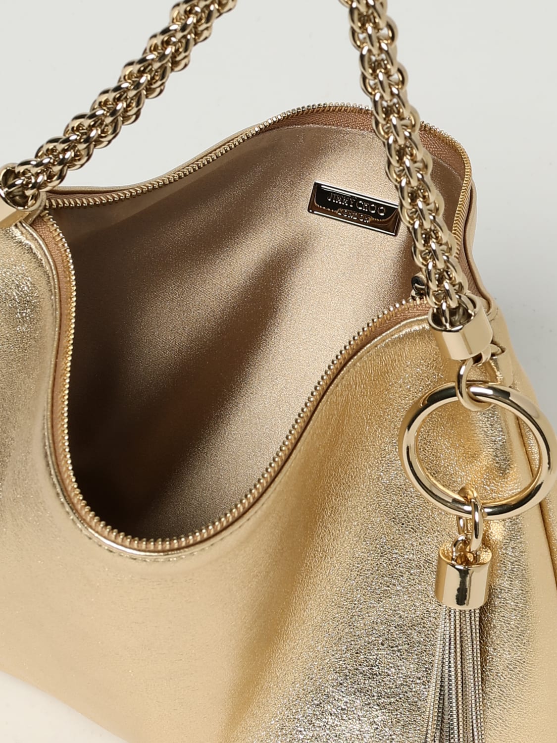 JIMMY CHOO HANDBAG: Shoulder bag woman Jimmy Choo, Brown - Img 5