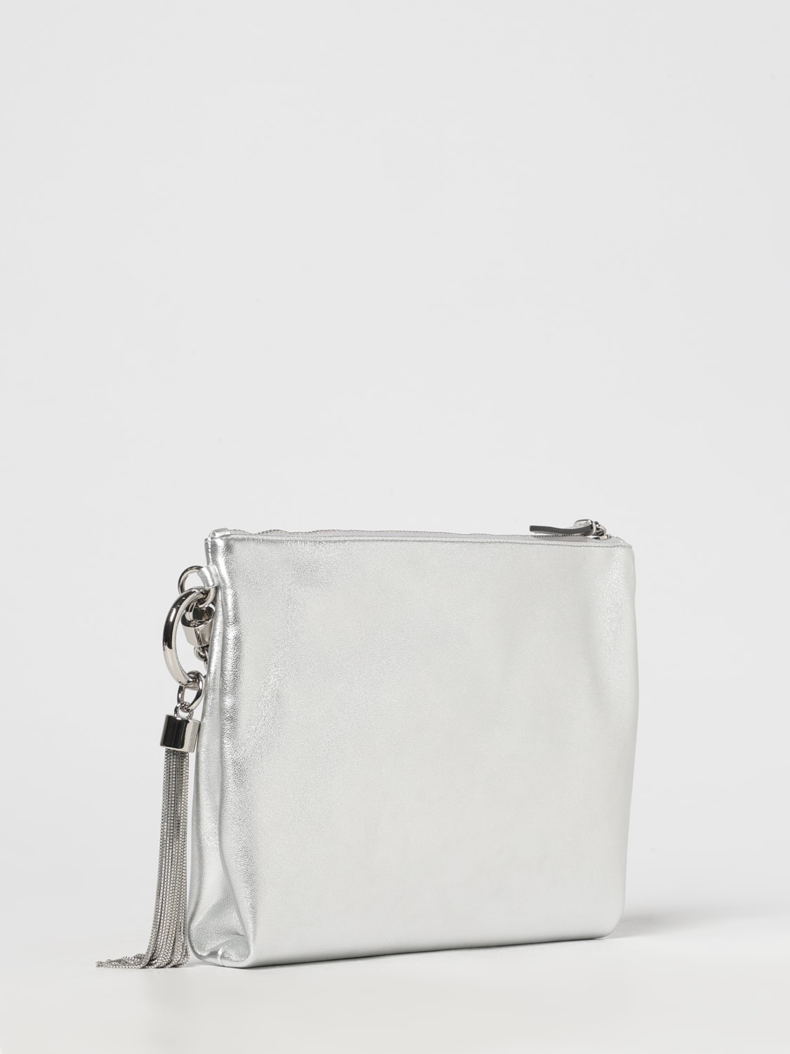 JIMMY CHOO HANDBAG: Shoulder bag woman Jimmy Choo, Silver - Img 2