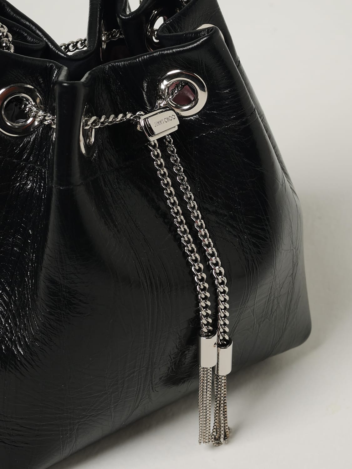 JIMMY CHOO HANDTASCHE: Schultertasche damen Jimmy Choo, Schwarz - Img 3