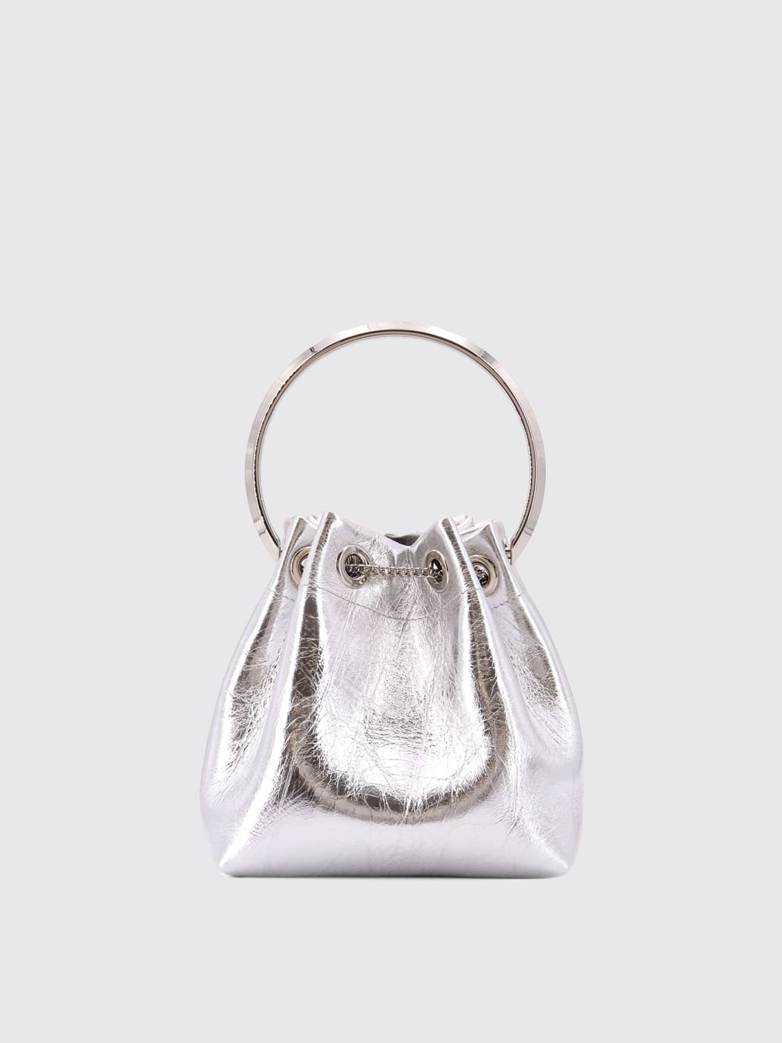 JIMMY CHOO: Shoulder bag woman - Silver | Jimmy Choo handbag