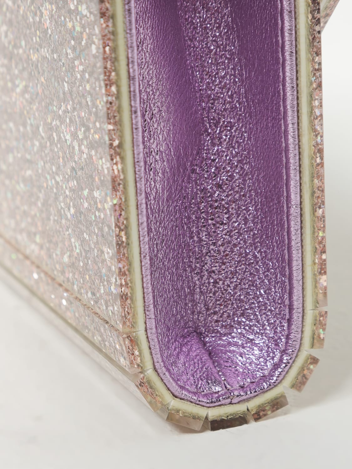 JIMMY CHOO CLUTCH: Shoulder bag woman Jimmy Choo, Pink - Img 3