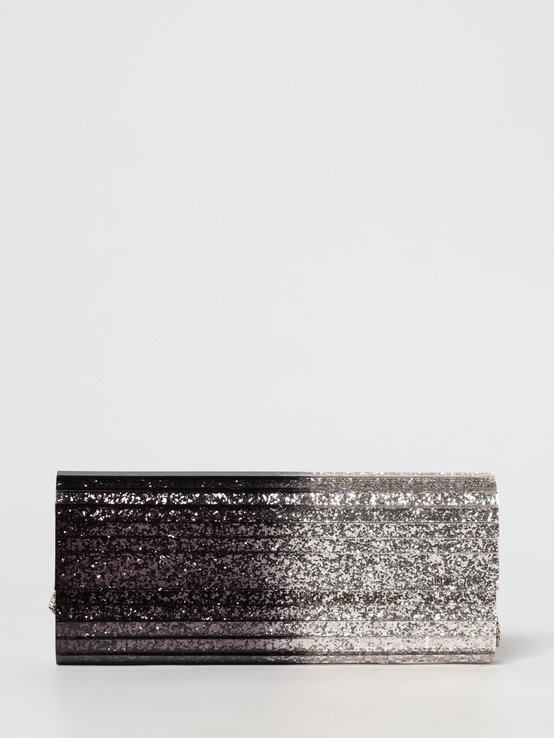 JIMMY CHOO CLUTCH: Shoulder bag woman Jimmy Choo, Black - Img 1