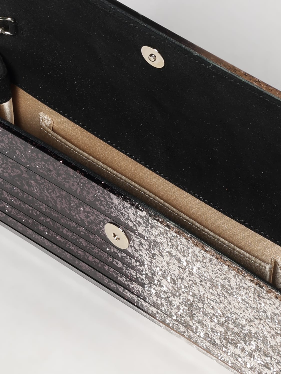 JIMMY CHOO CLUTCH: Shoulder bag woman Jimmy Choo, Black - Img 3