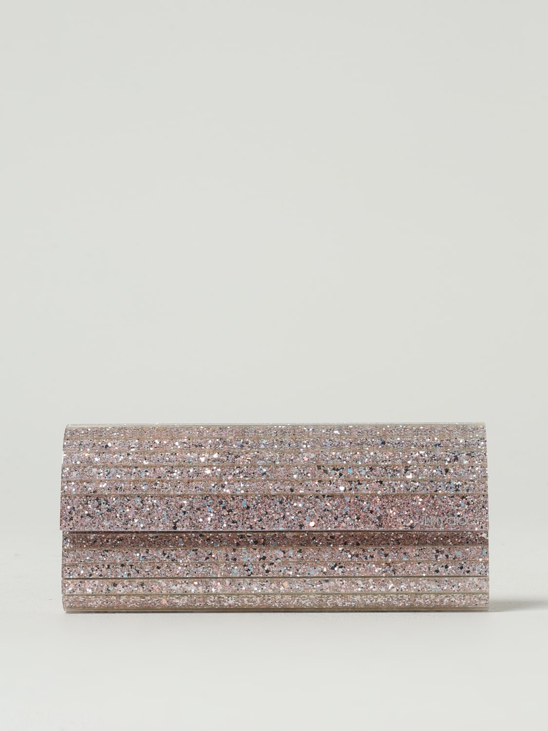 JIMMY CHOO CLUTCH: Shoulder bag woman Jimmy Choo, Pink - Img 1