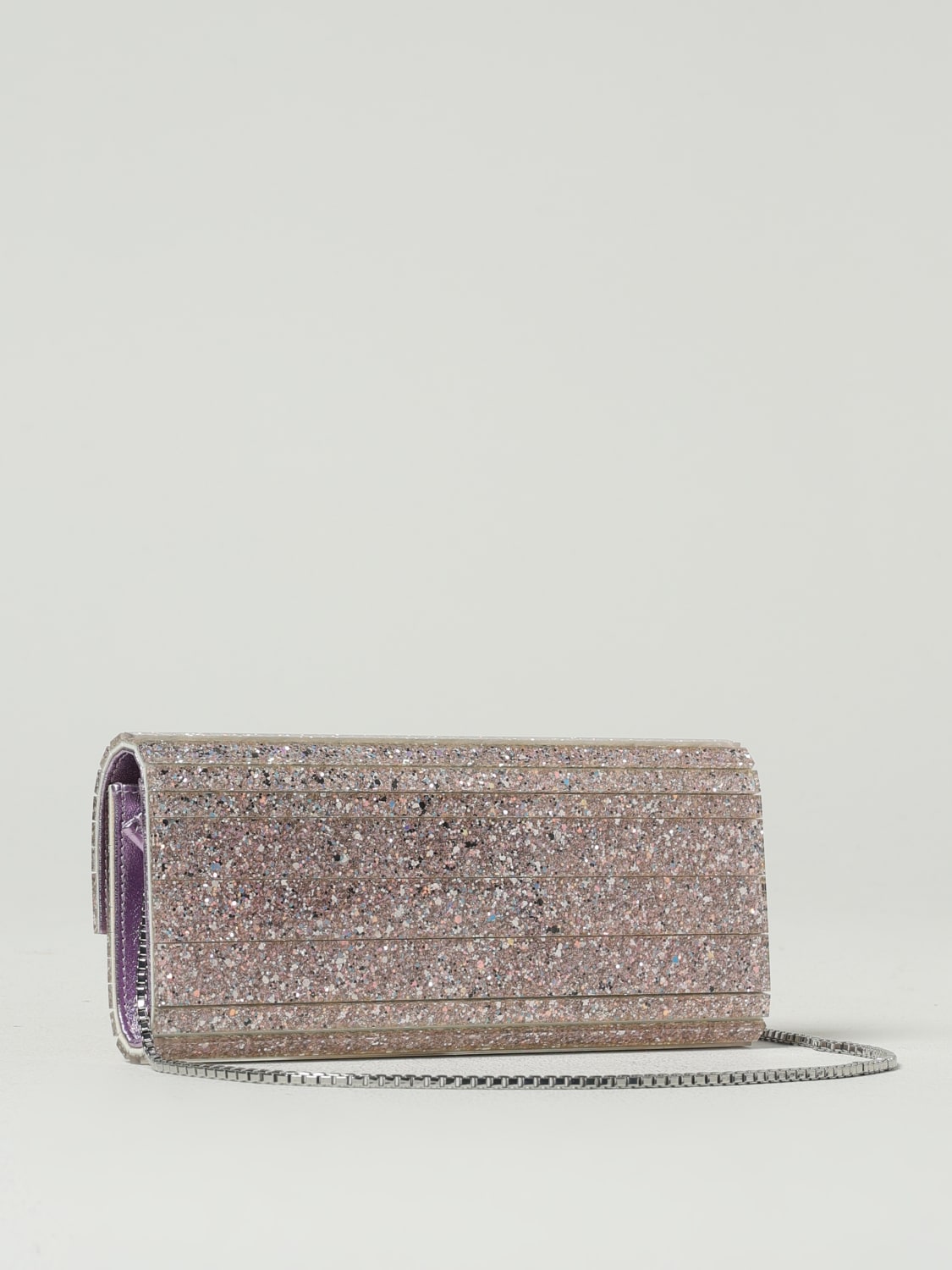 JIMMY CHOO CLUTCH: Shoulder bag woman Jimmy Choo, Pink - Img 2