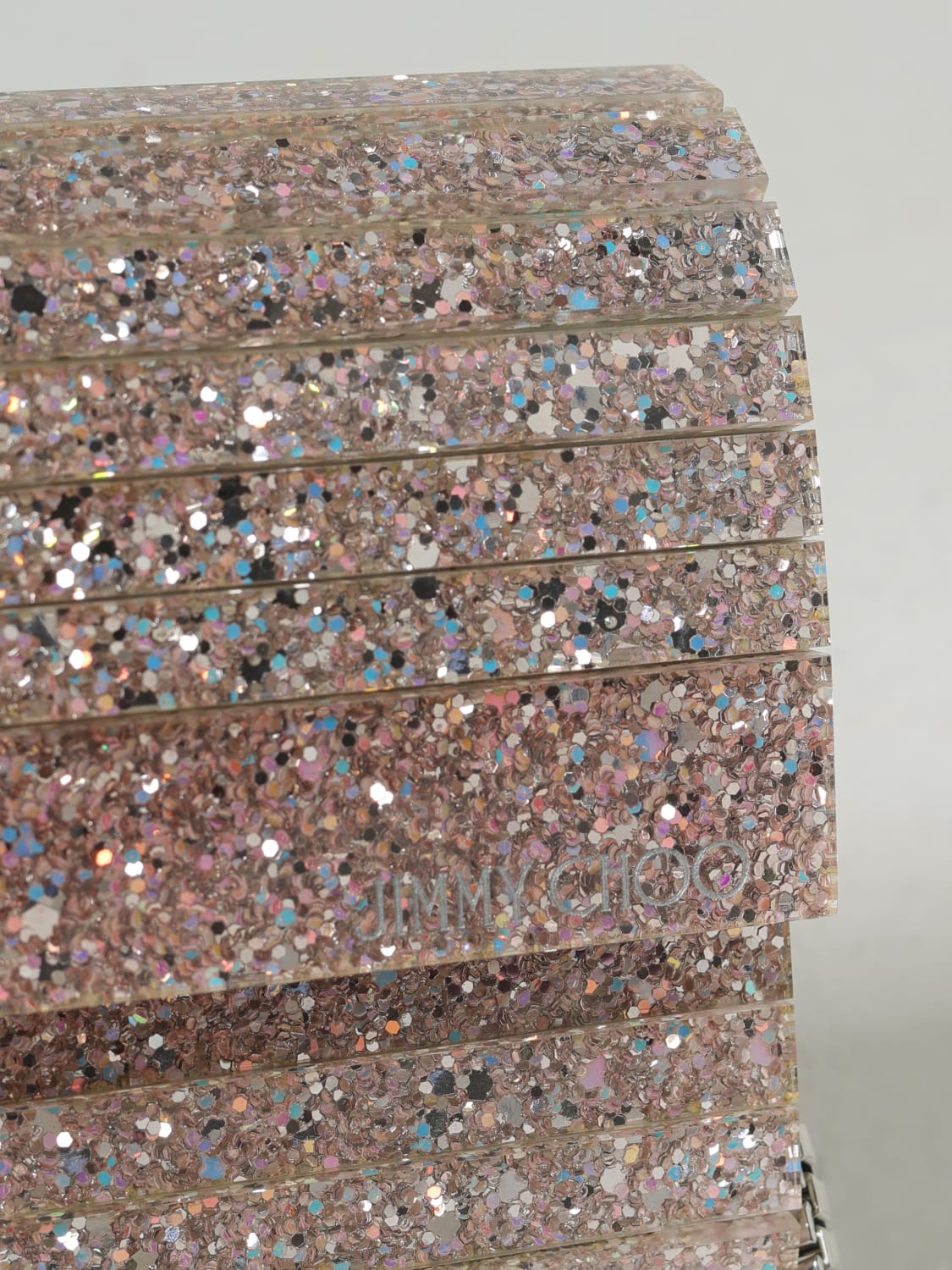 JIMMY CHOO CLUTCH: Shoulder bag woman Jimmy Choo, Pink - Img 3