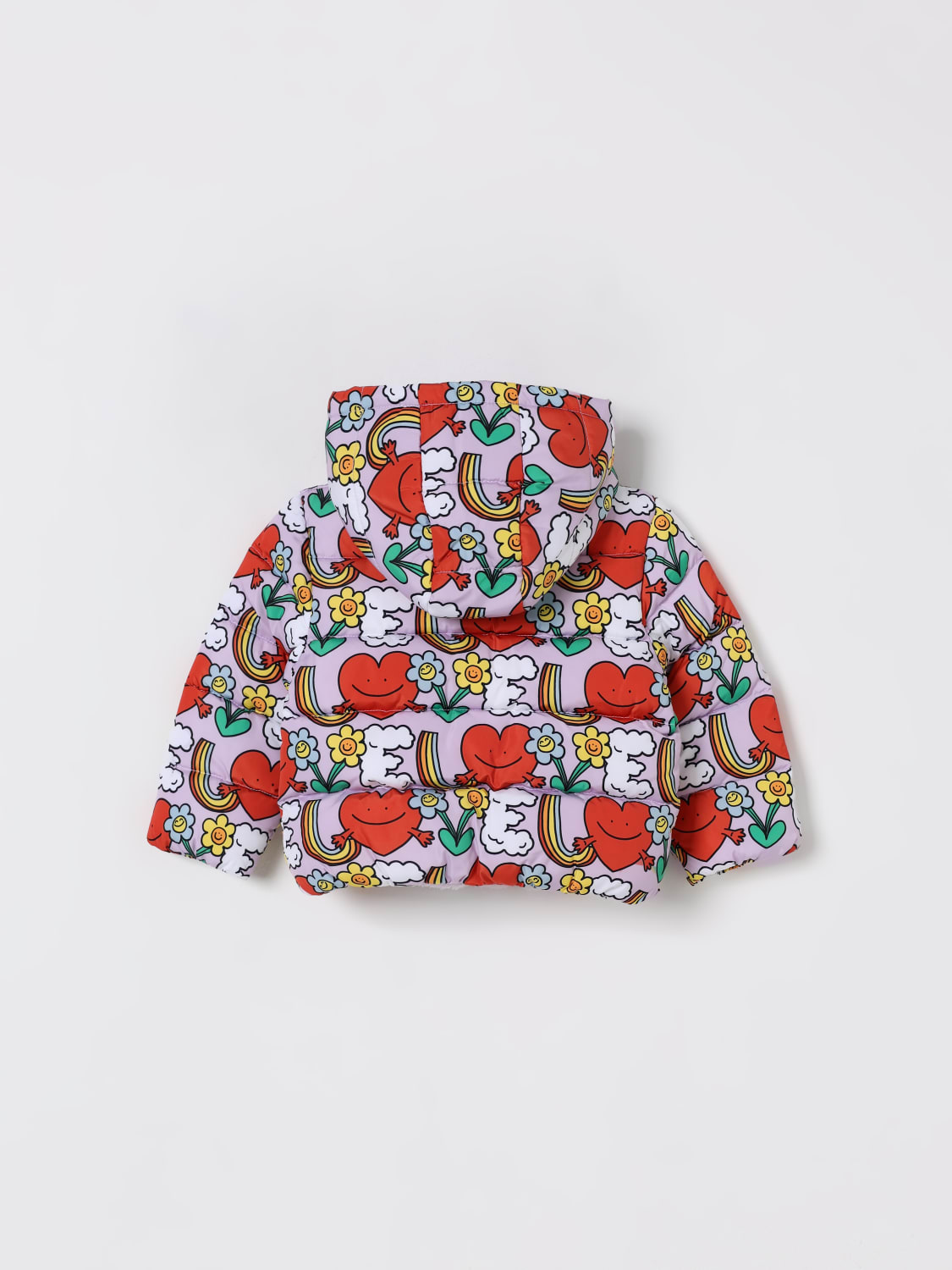 STELLA MCCARTNEY KIDS GIACCA: Piumino Stella McCartney in nylon con stampa , Viola - Img 2