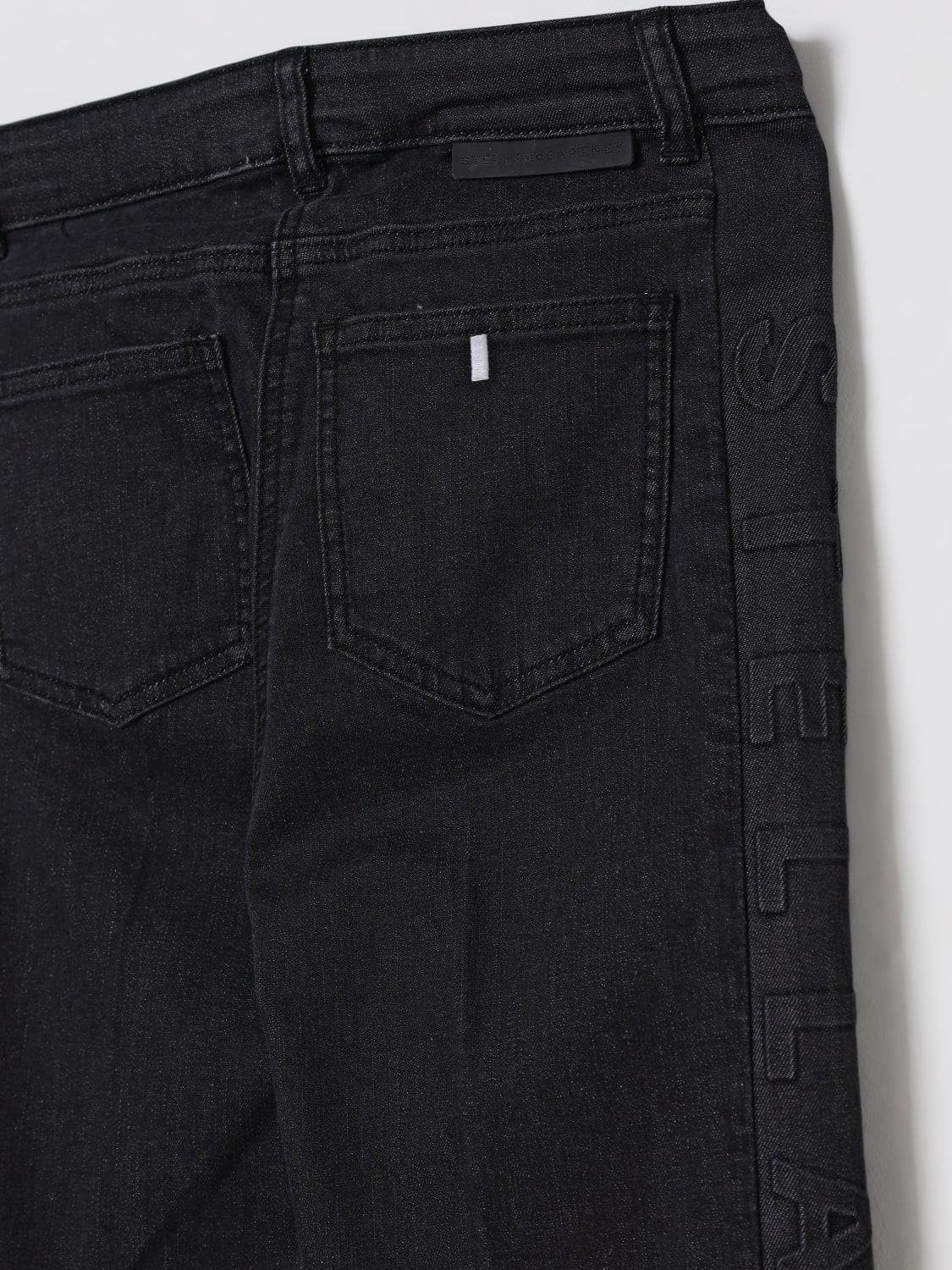 STELLA MCCARTNEY KIDS JEANS: Jeans kinder Stella McCartney Kids, Schwarz - Img 3
