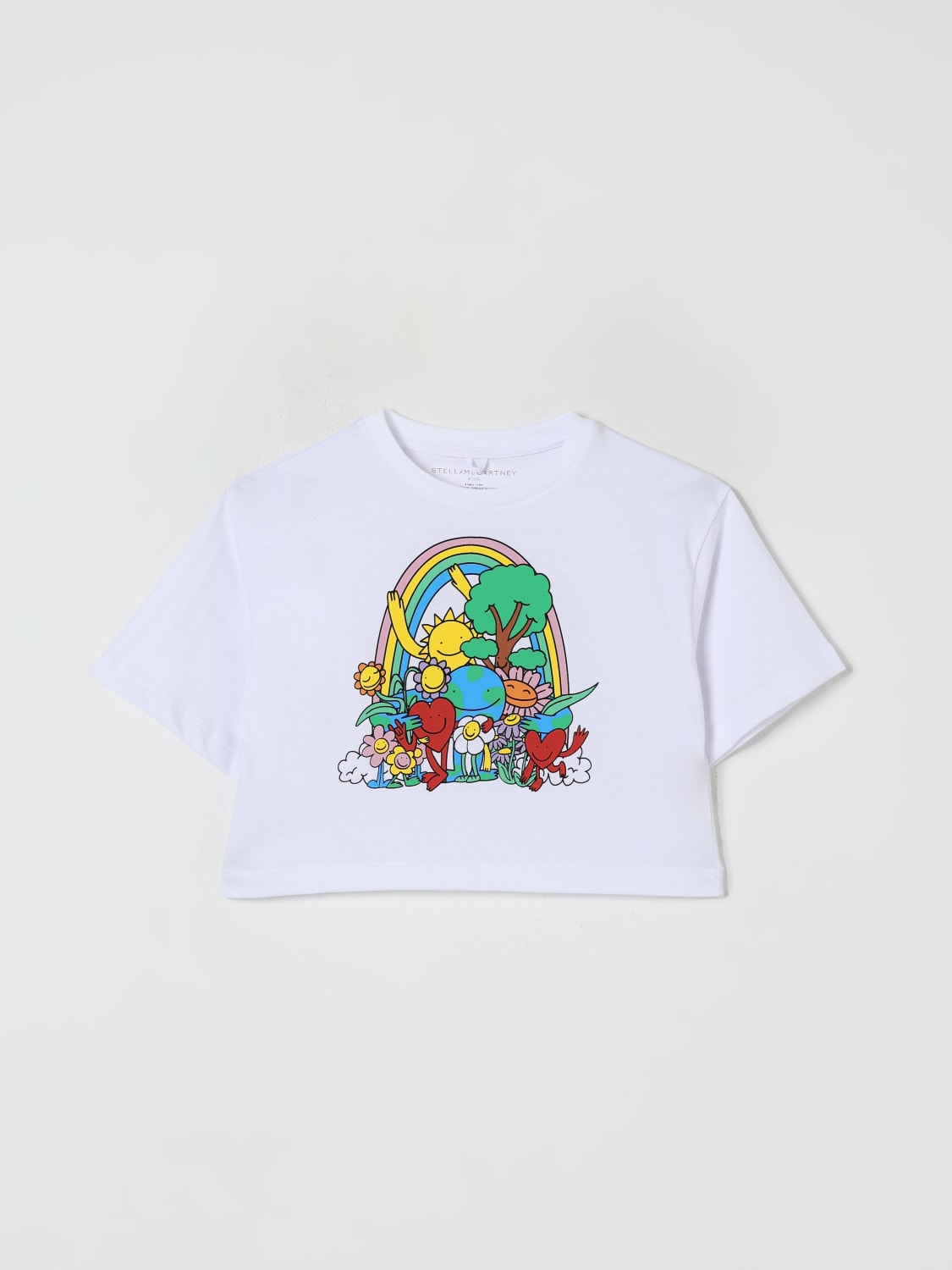 STELLA MCCARTNEY KIDS T-SHIRT: T-shirt kinder Stella McCartney Kids, Weiß - Img 1