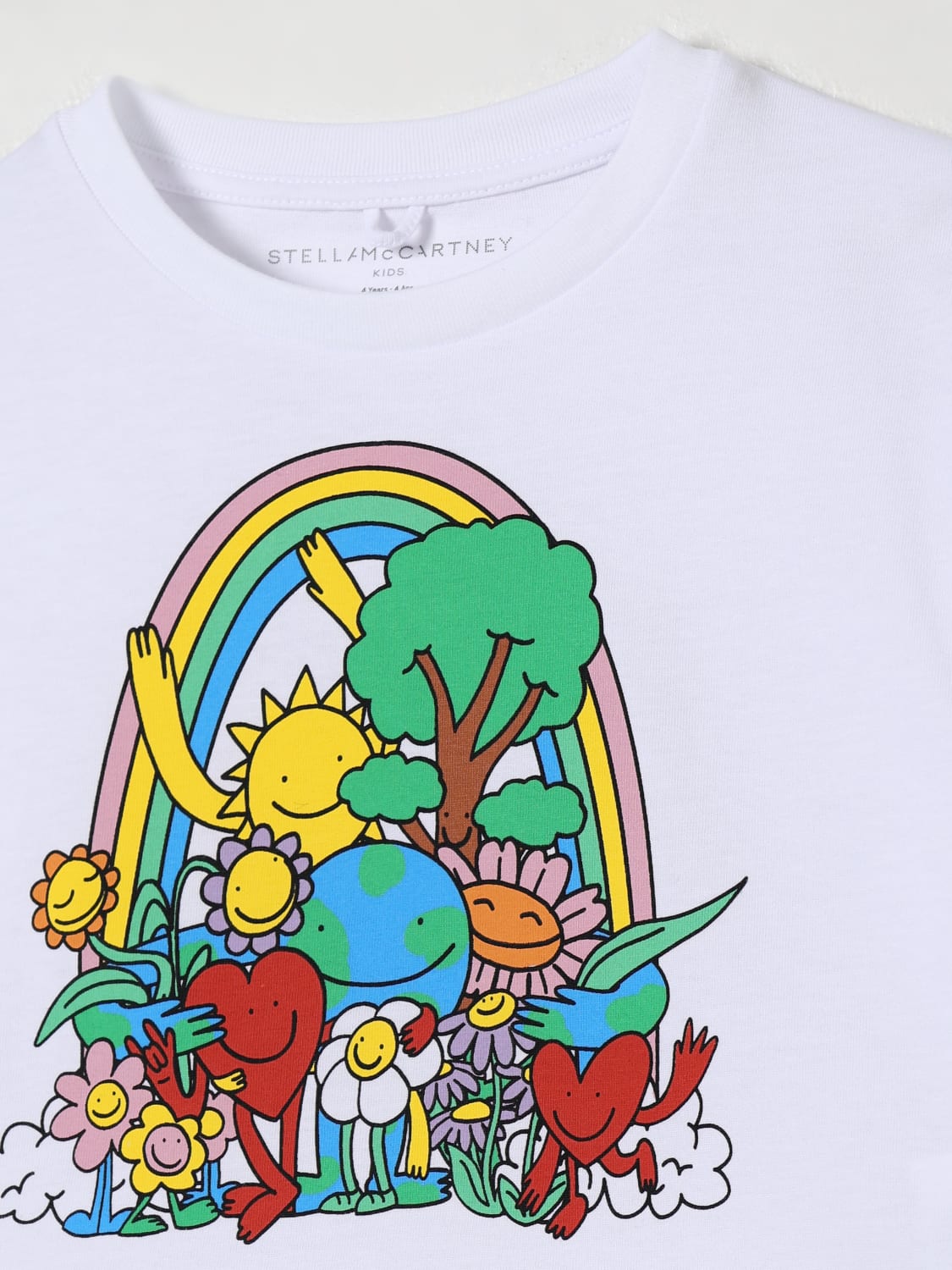 STELLA MCCARTNEY KIDS T-SHIRT: T-shirt kinder Stella McCartney Kids, Weiß - Img 3