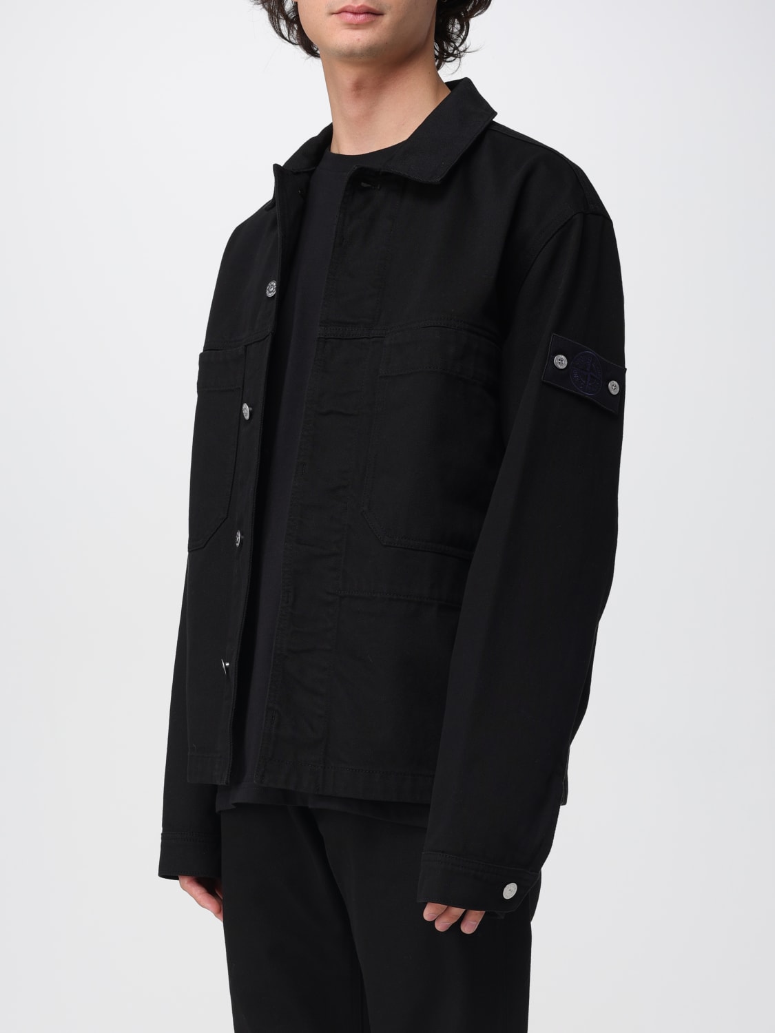 STONE ISLAND JACKET: Jacket men Stone Island, Black - Img 4