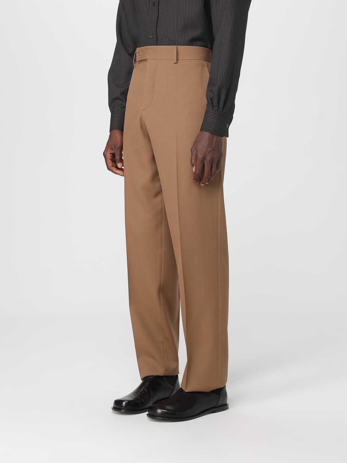 FENDI HOSE: Hose herren Fendi, Braun - Img 4